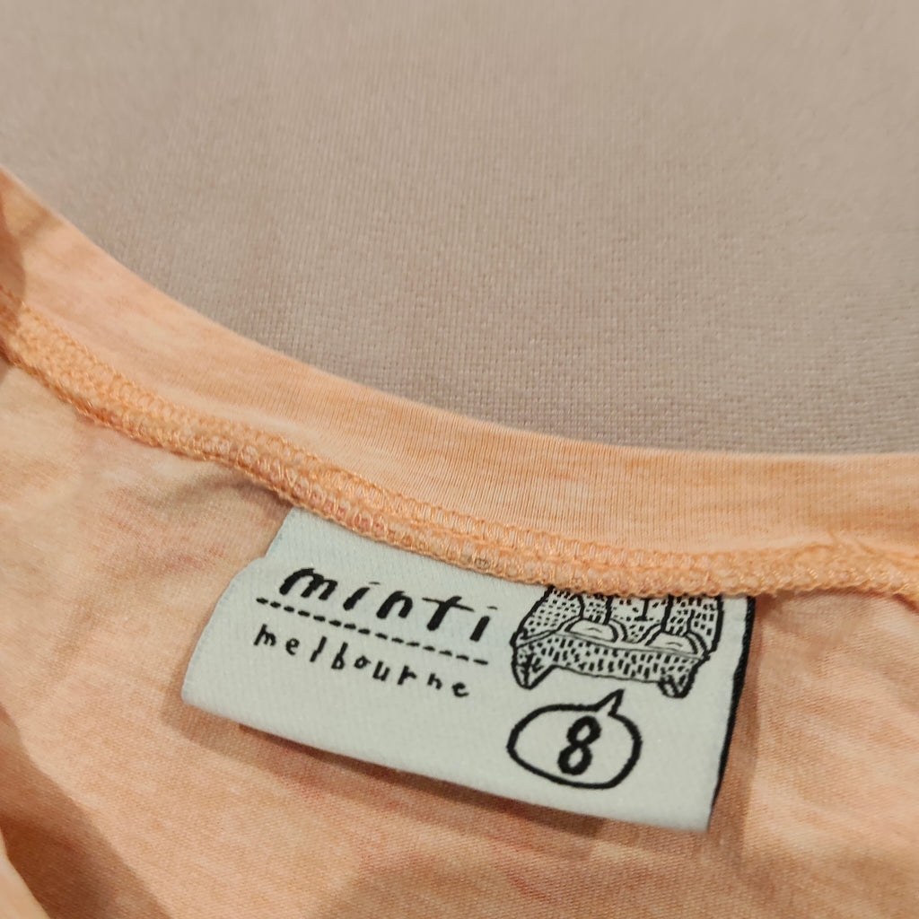 MINTI dress size 8 girls long sleeve (marks)