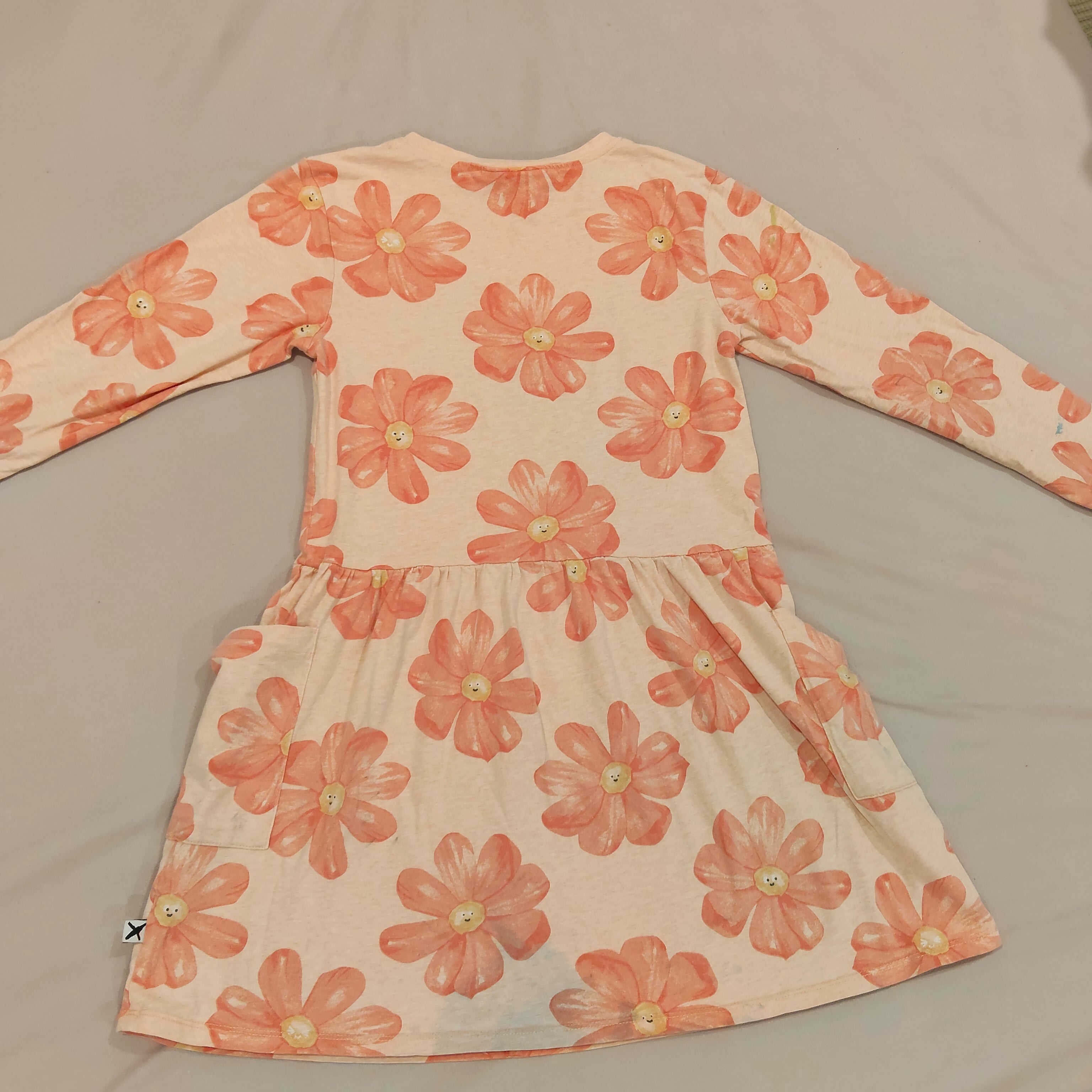 MINTI dress size 8 girls long sleeve (marks)