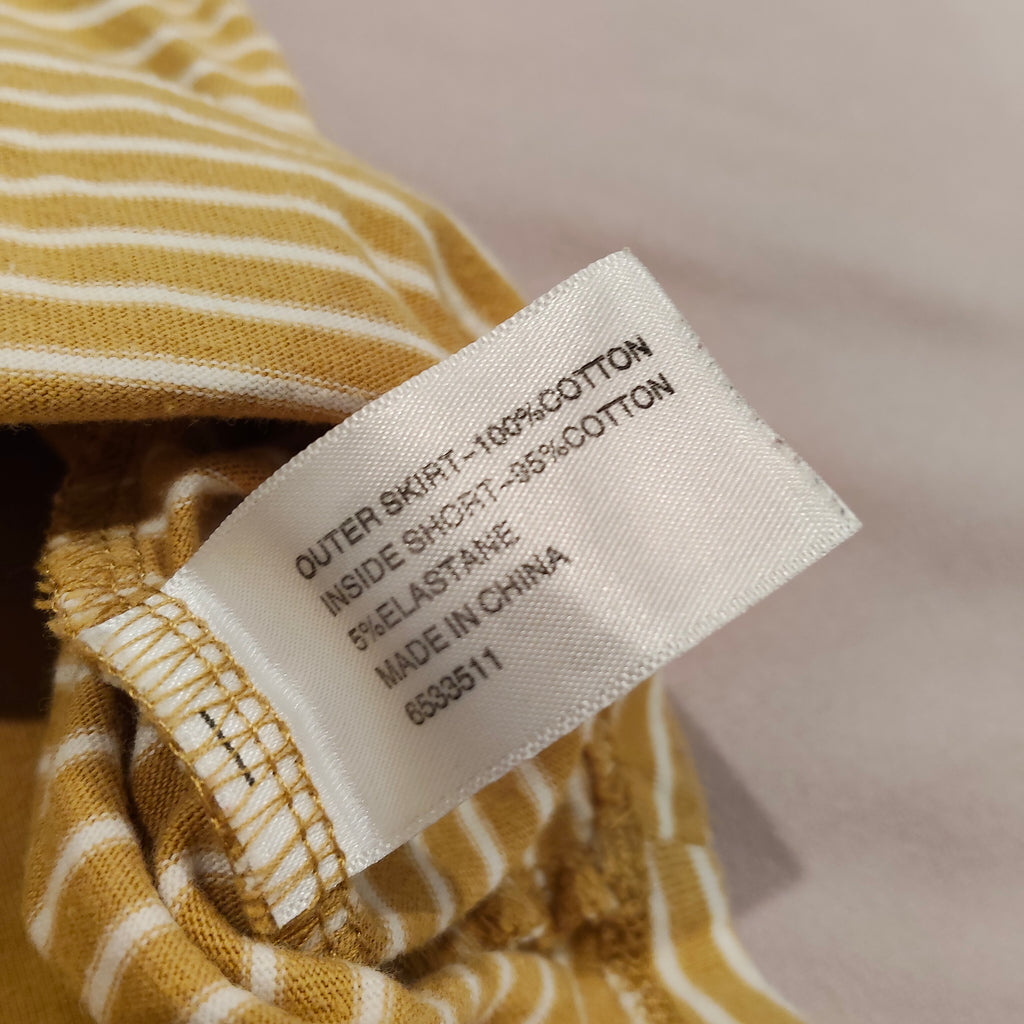 MAC + ELLIE skort size 8 girls yellow