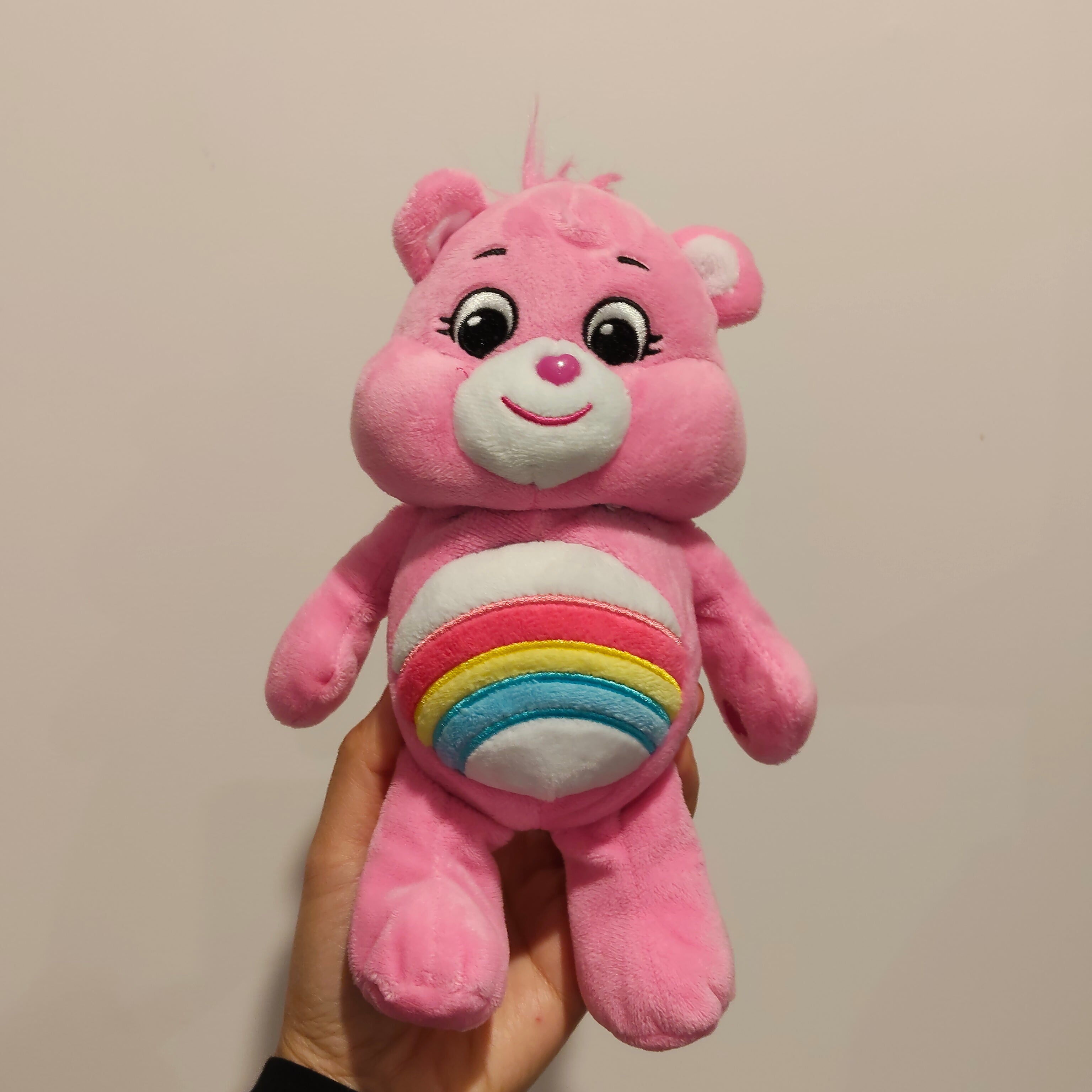 CARE BEAR rainbow pink 23cm