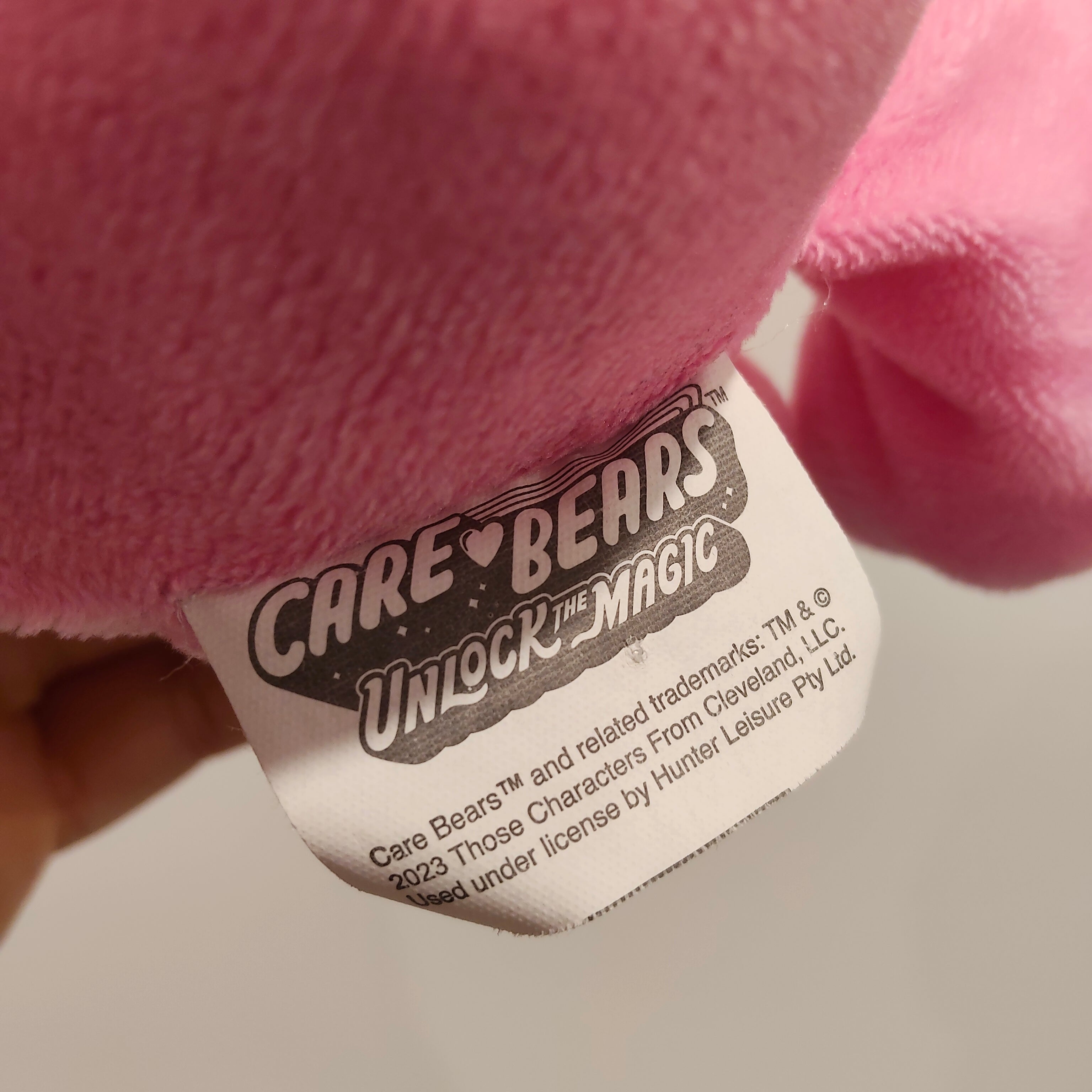 CARE BEAR rainbow pink 23cm