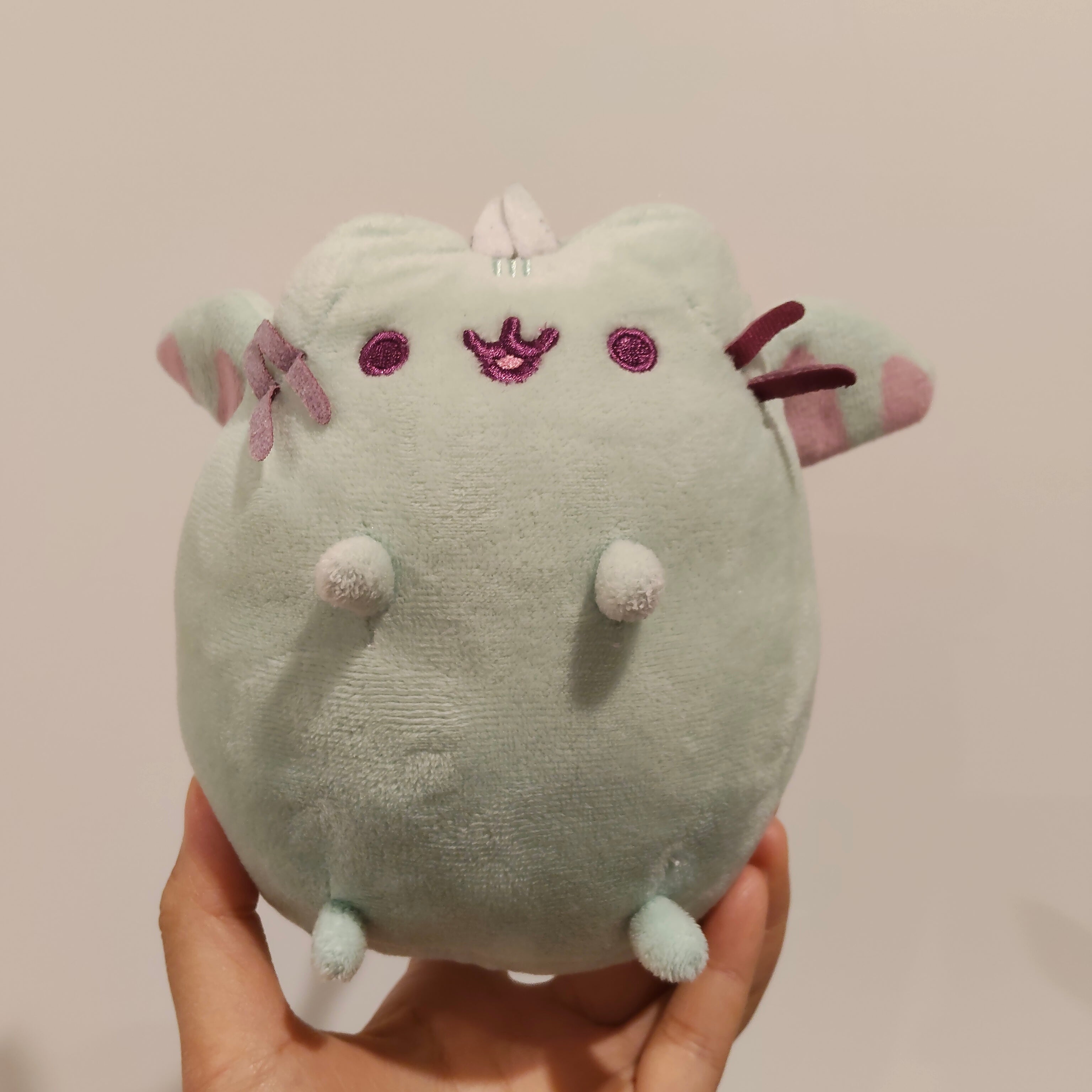 Pusheen the cat dragon pastel green 15cm