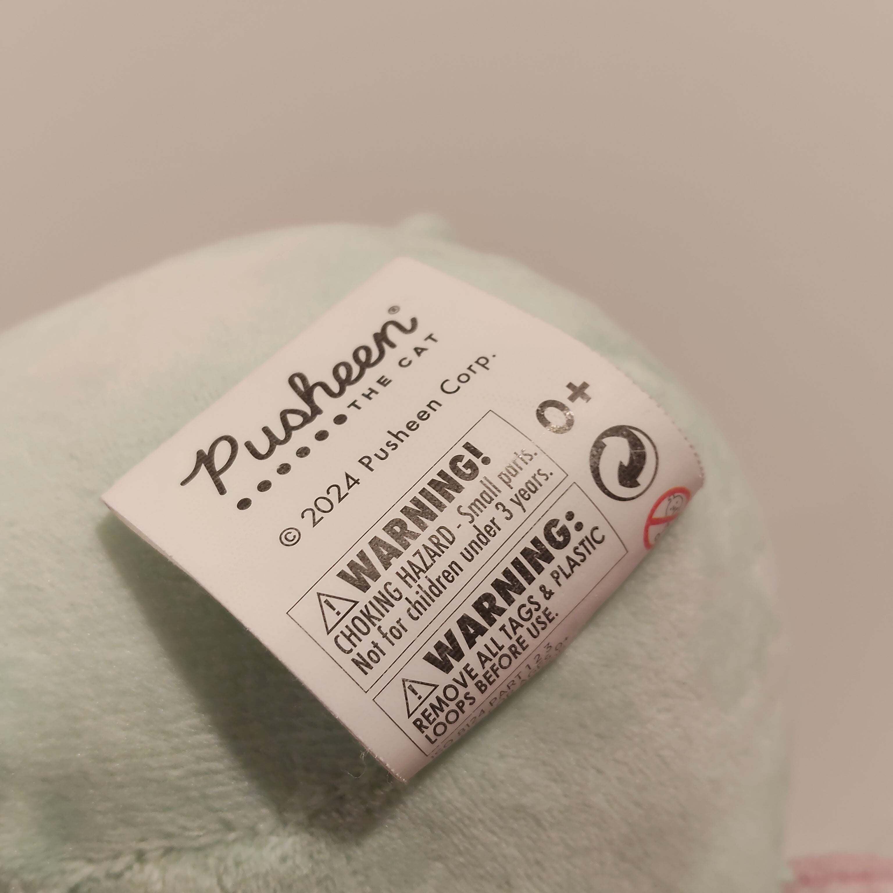 Pusheen the cat dragon pastel green 15cm