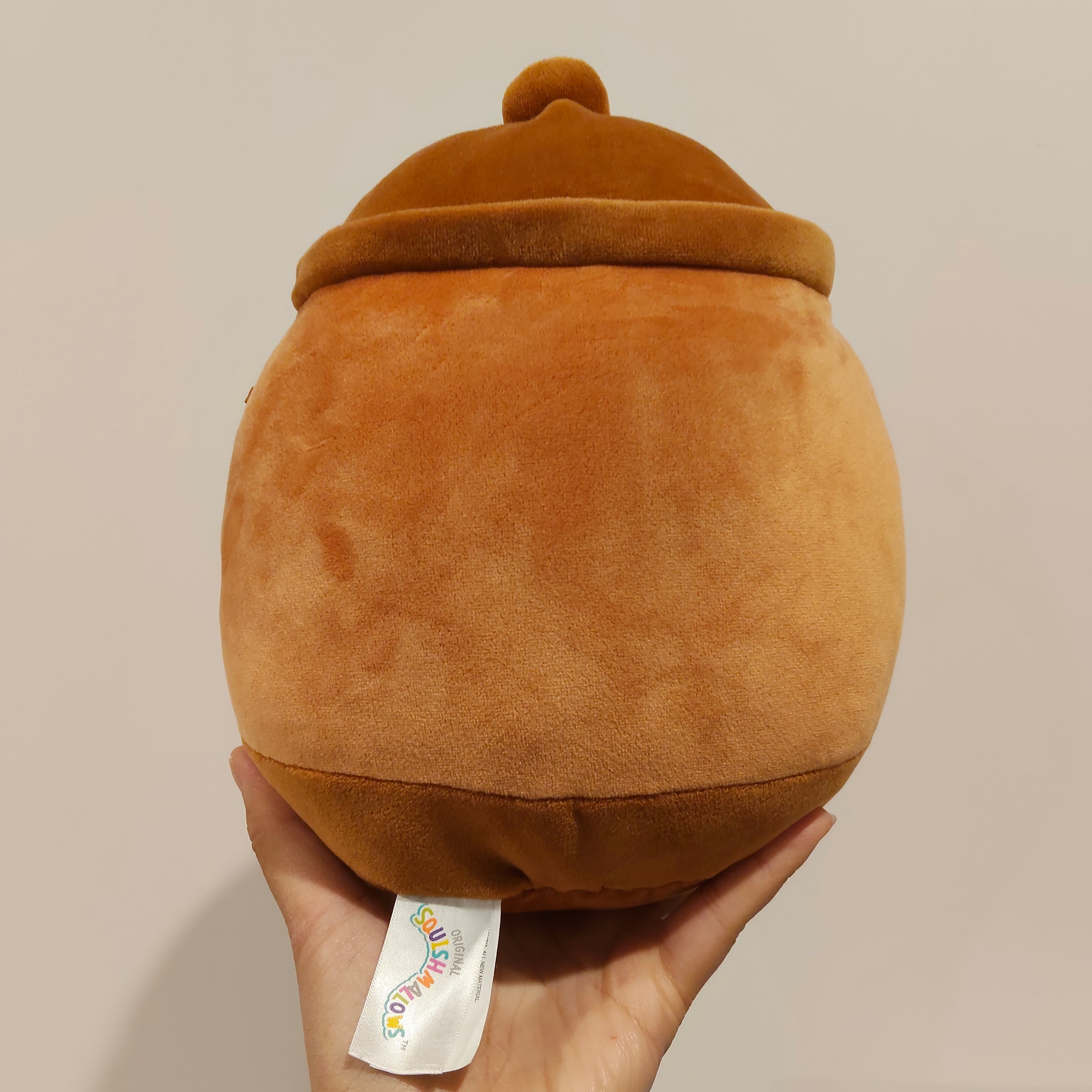 Squishmallows brown honey jar plush 20cm