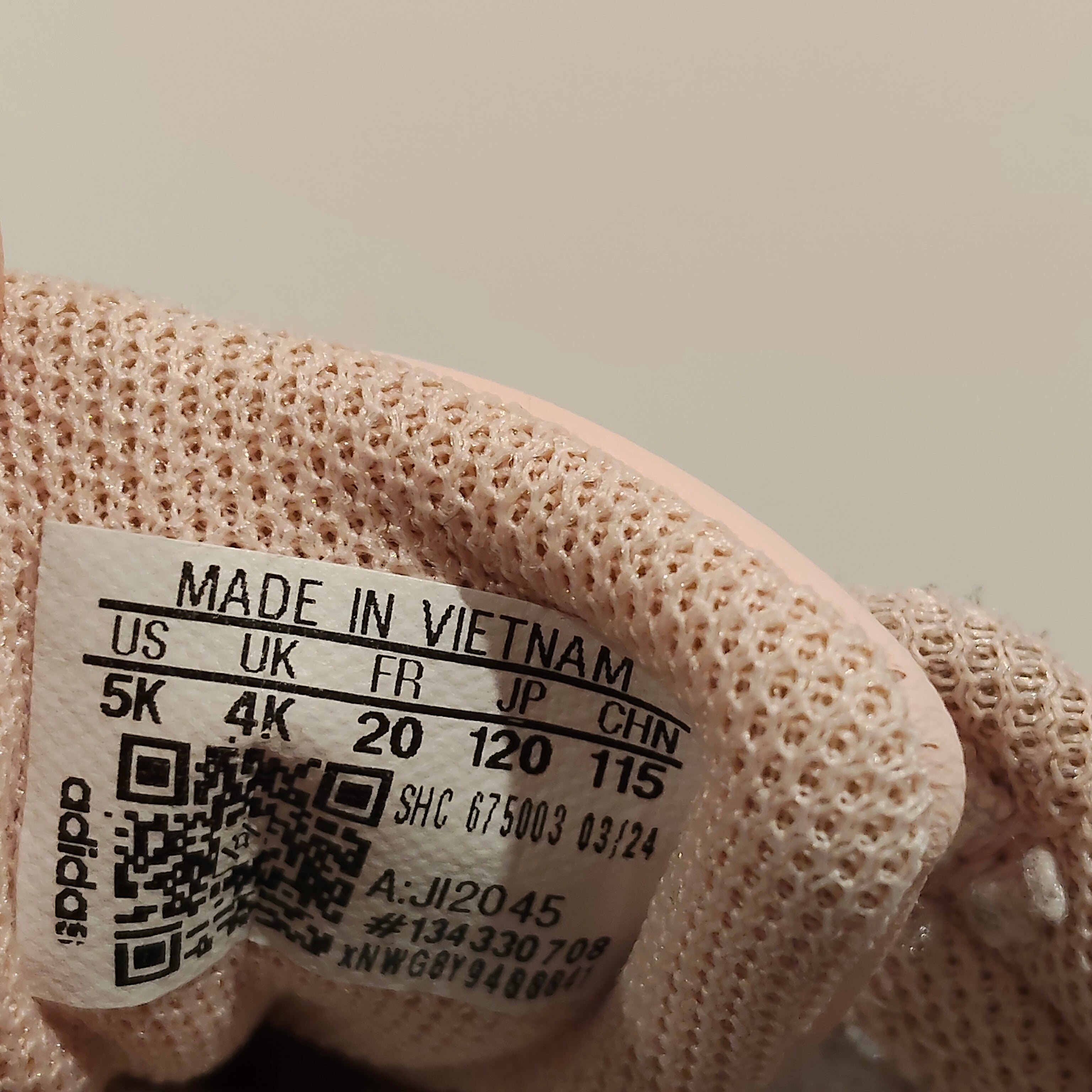 ADIDAS Gazelle baby shoes size UK4K - 13cm