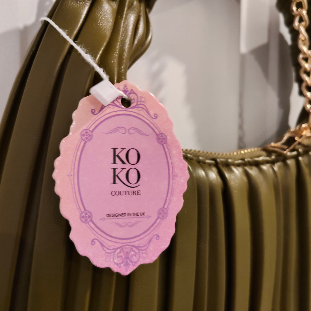 New KOKO Couture vegan leather knot bag - removable straps