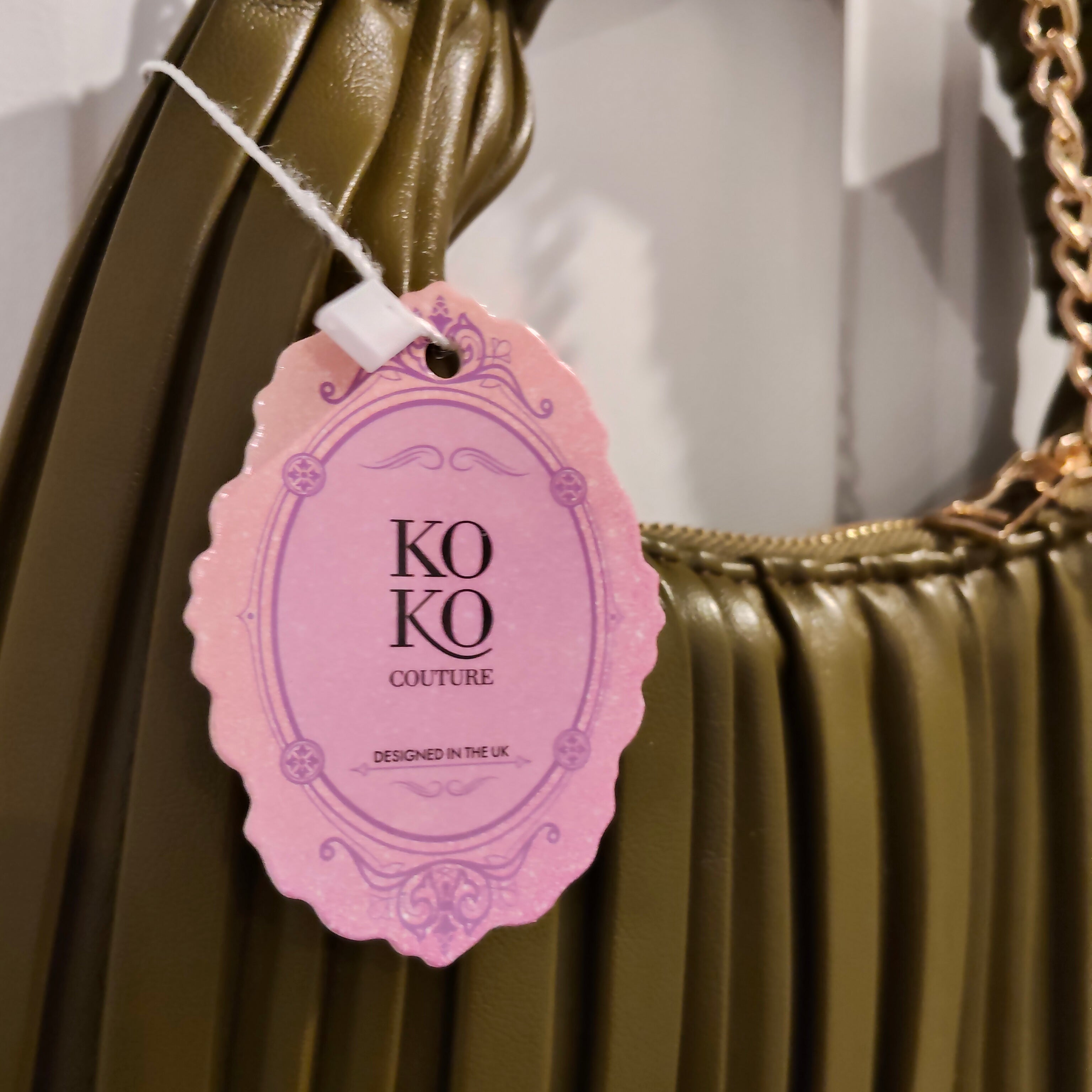 New KOKO Couture vegan leather knot bag - removable straps