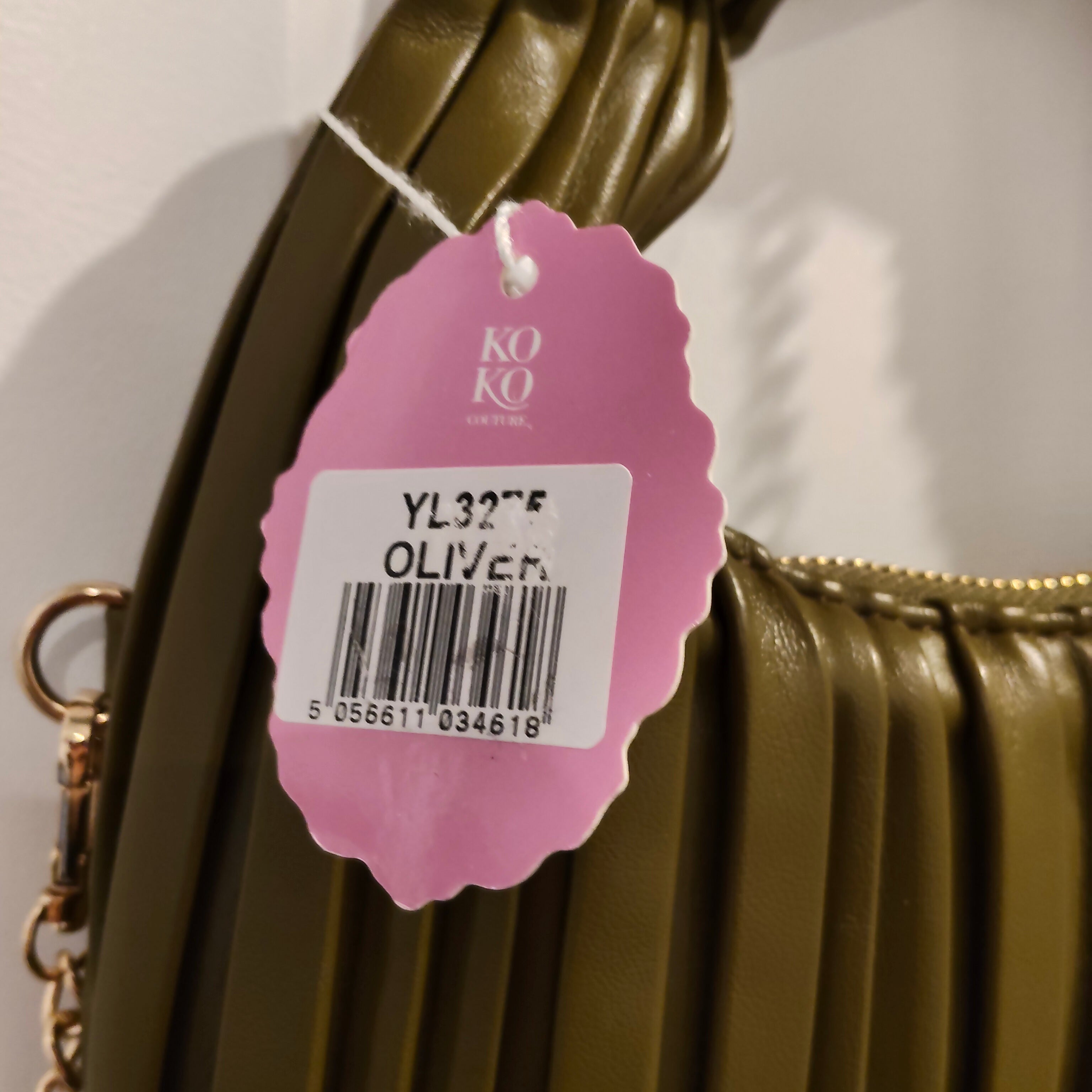 New KOKO Couture vegan leather knot bag - removable straps