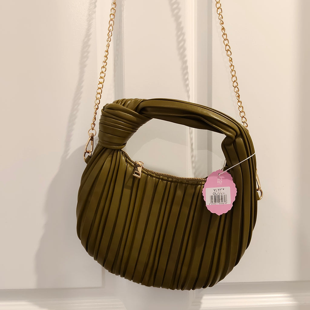 New KOKO Couture vegan leather knot bag - removable straps
