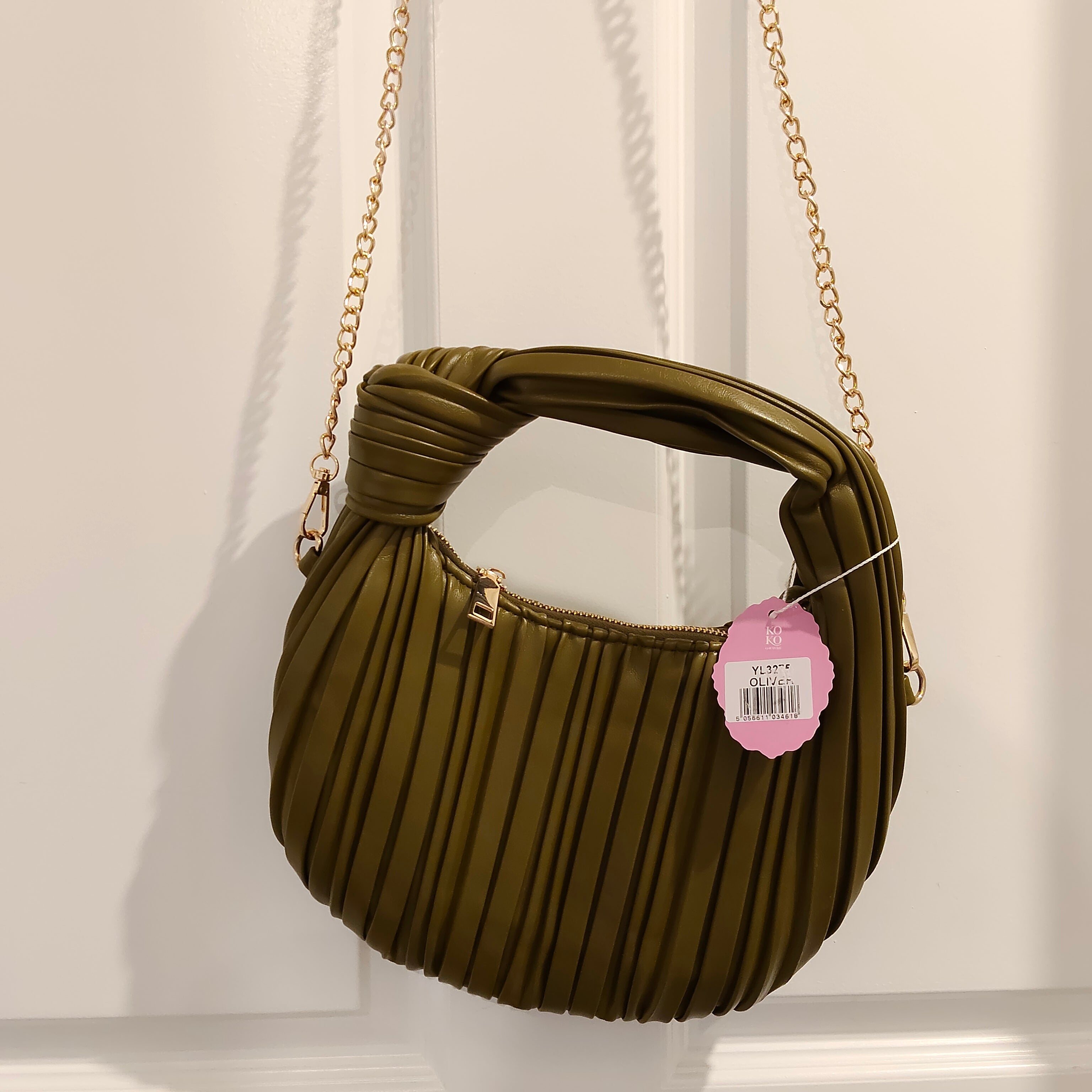 New KOKO Couture vegan leather knot bag - removable straps