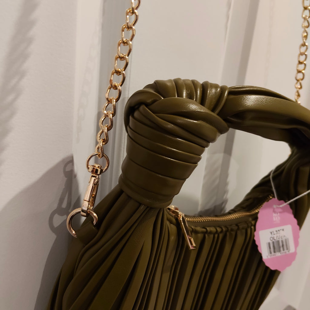 New KOKO Couture vegan leather knot bag - removable straps