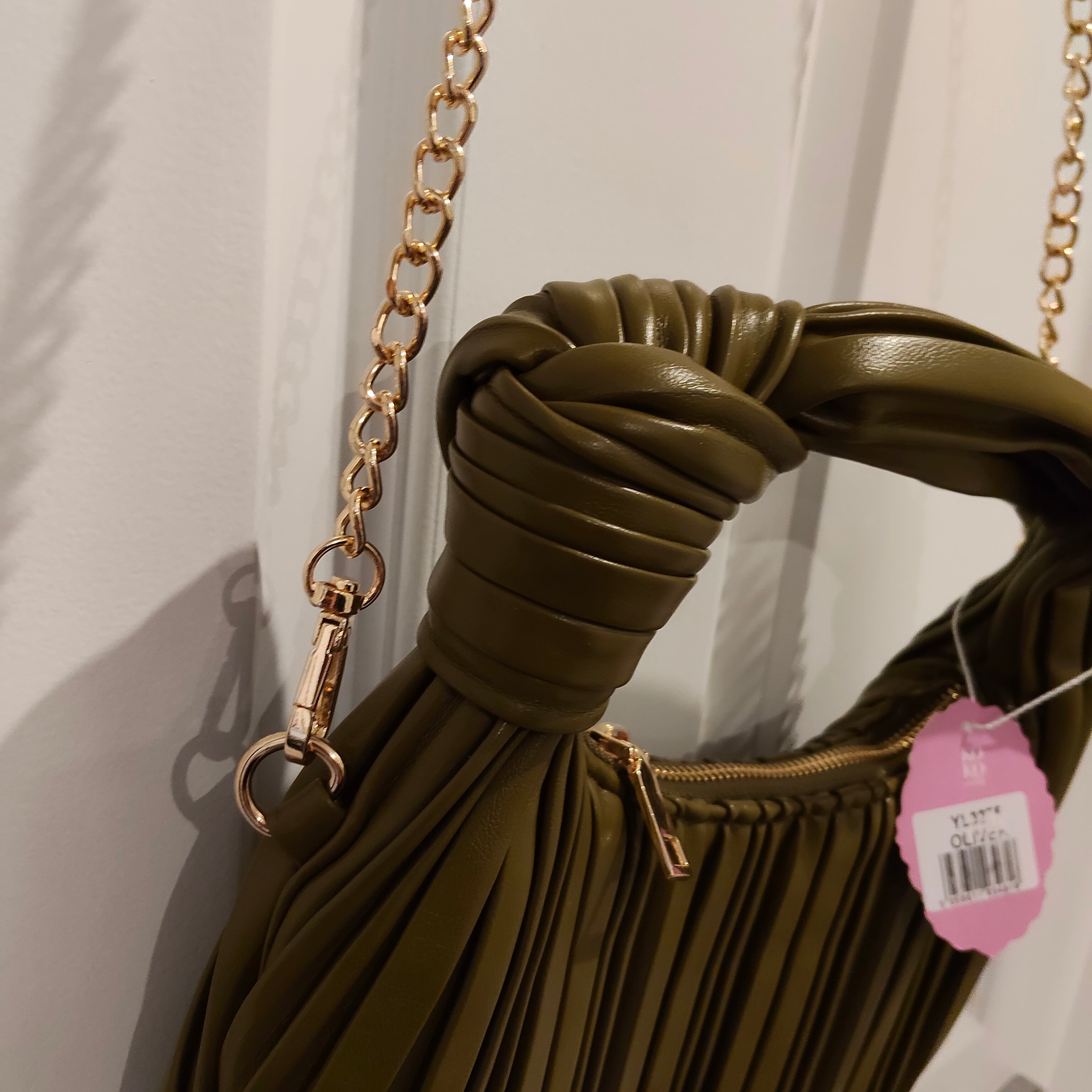 New KOKO Couture vegan leather knot bag - removable straps