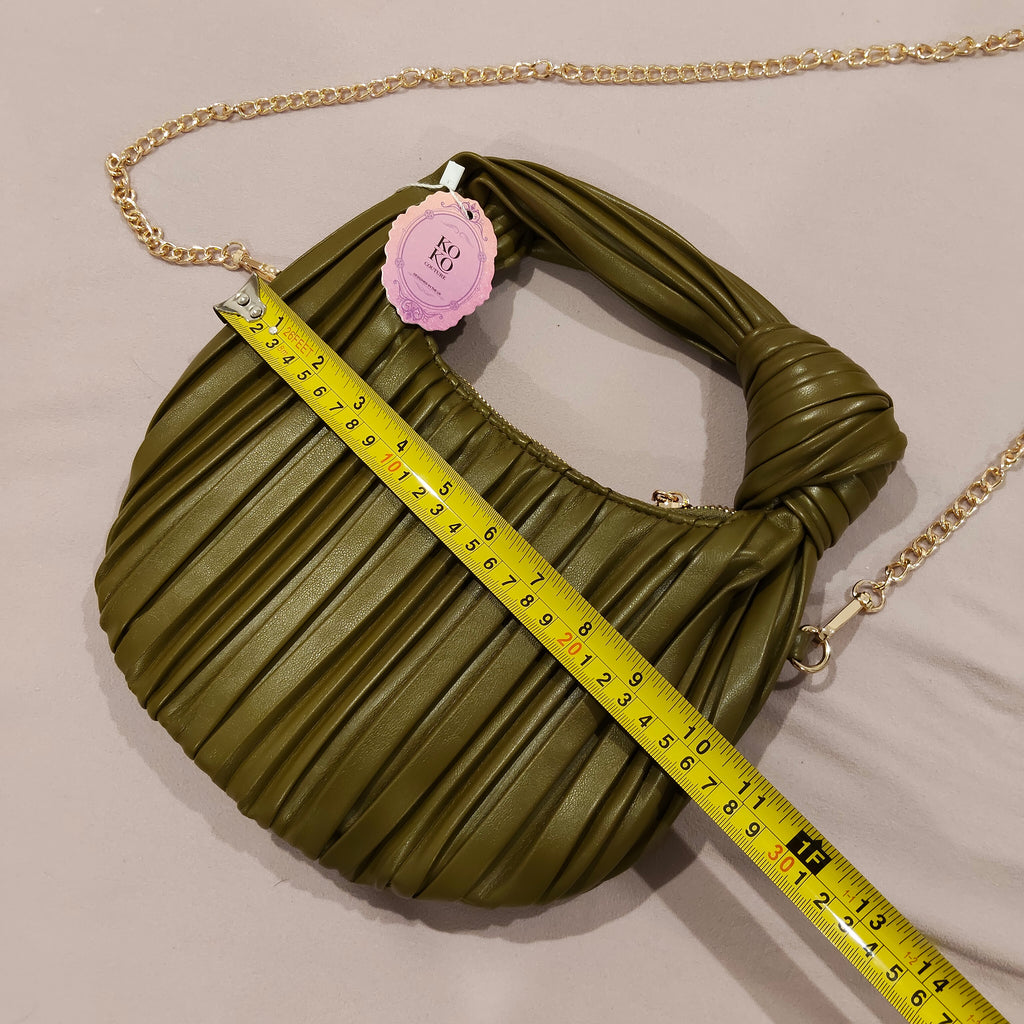 New KOKO Couture vegan leather knot bag - removable straps
