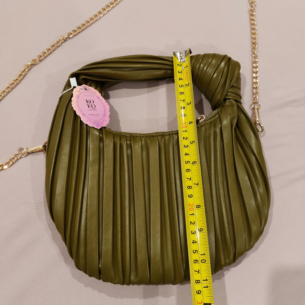 New KOKO Couture vegan leather knot bag - removable straps