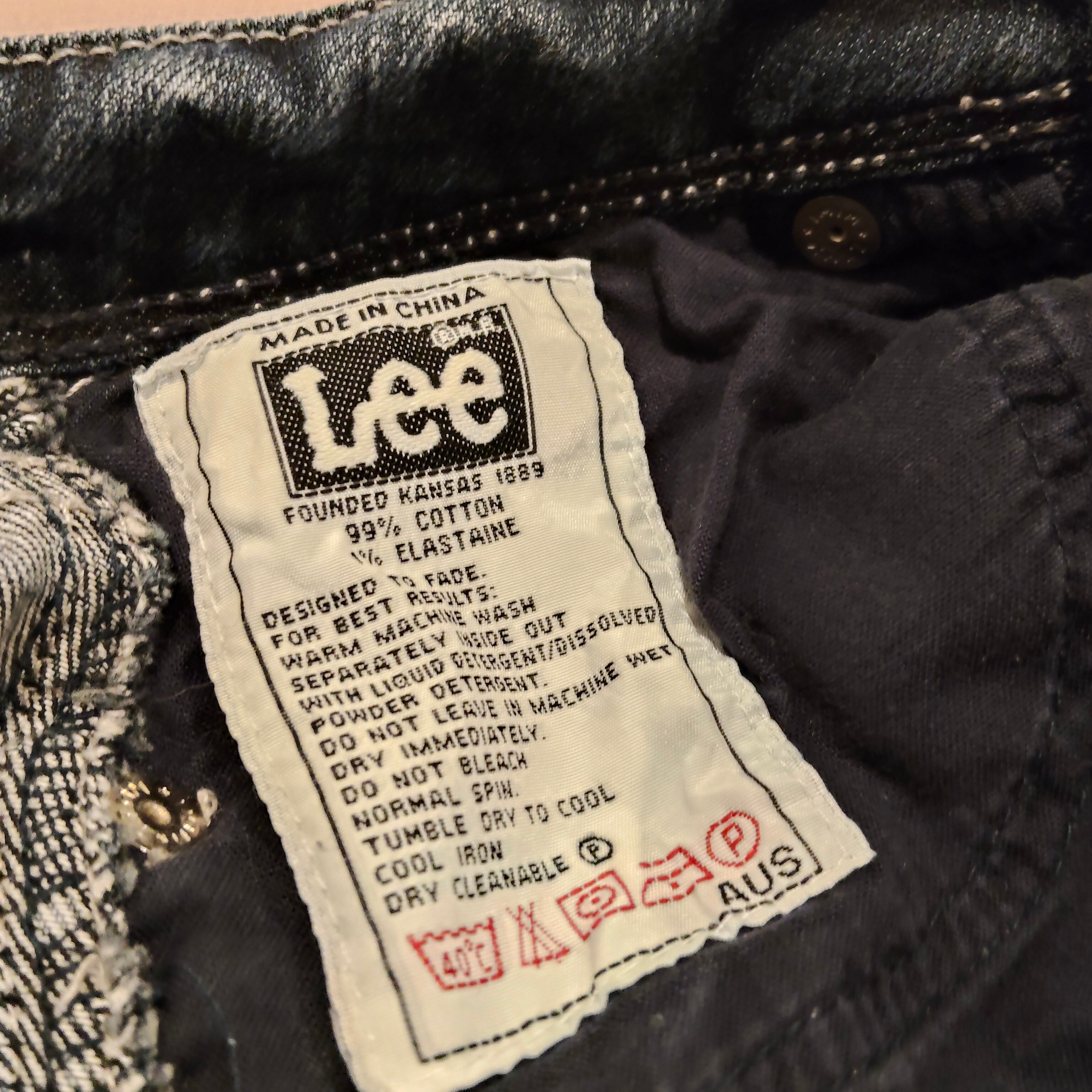 LEE denim skirt size 8 womens