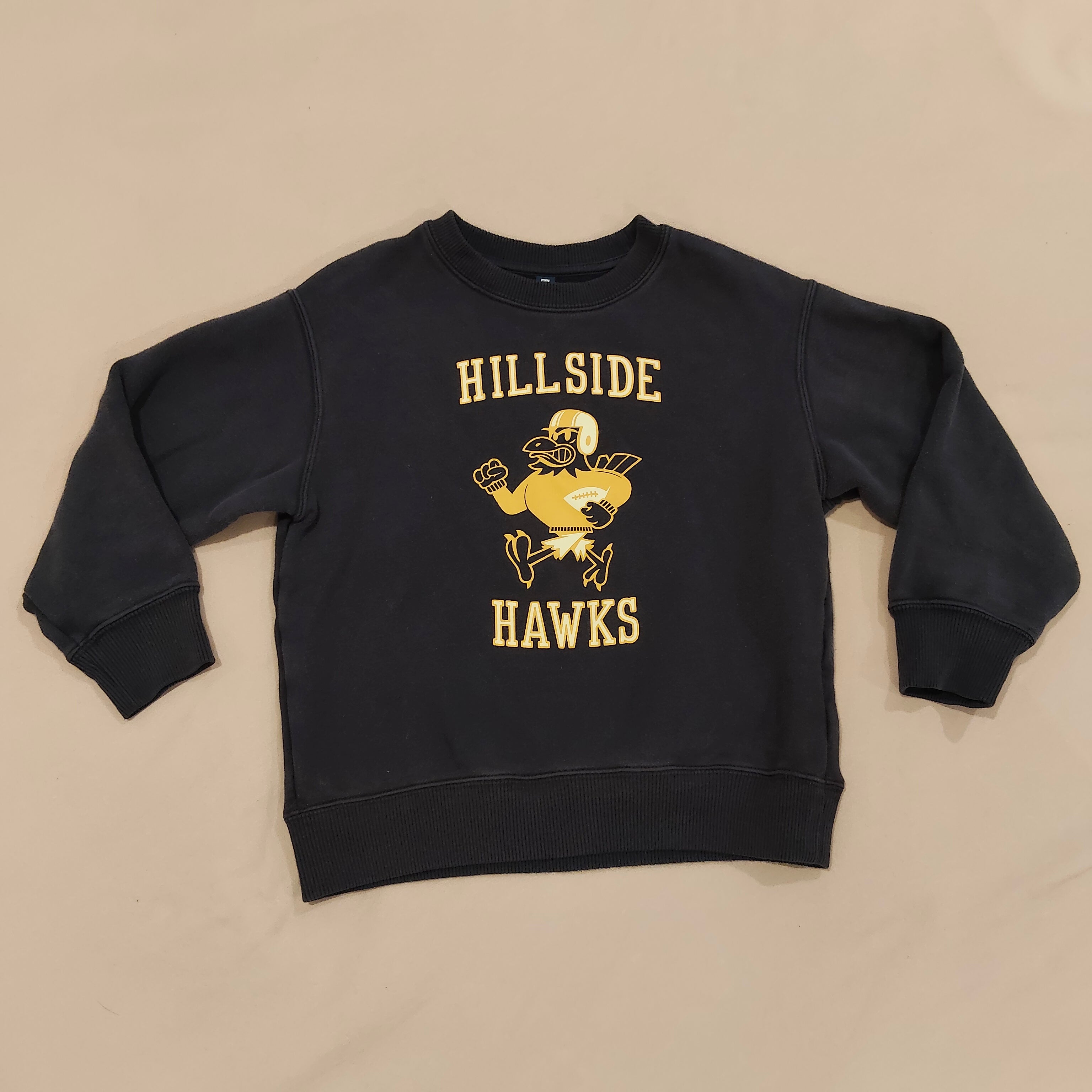 UNIQLO jumper size 5-6y boys Hillside Hawks navy
