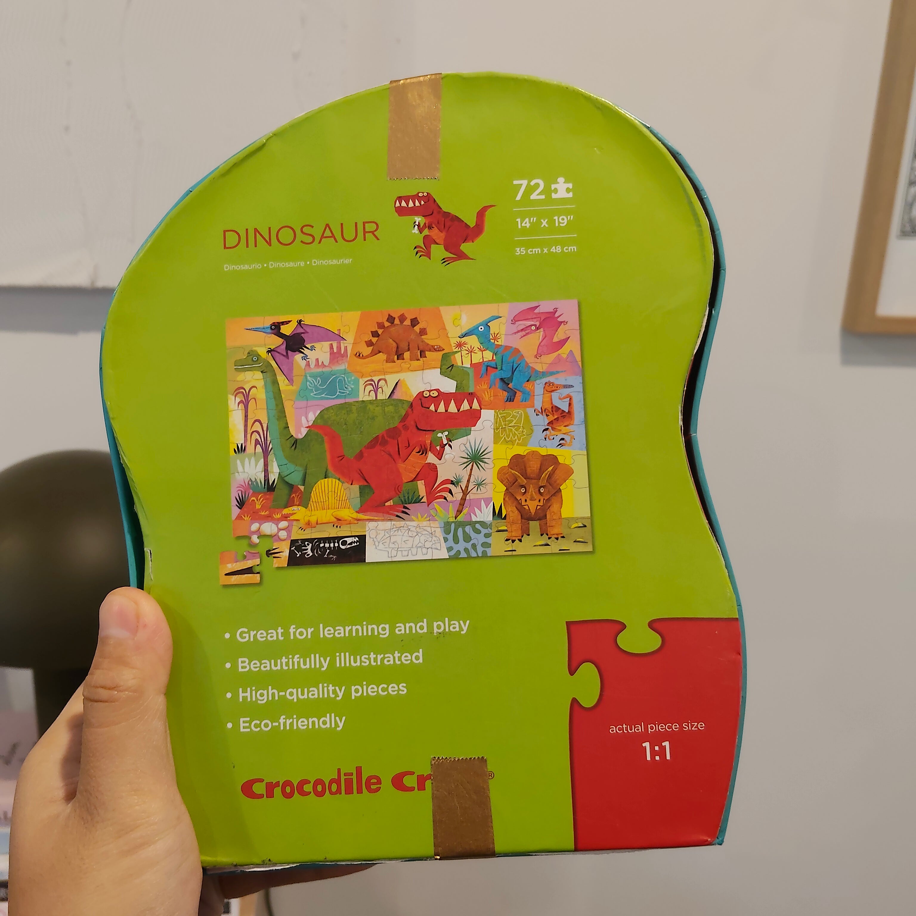 Crocodile Creek Dinosaur Puzzle 72pc toy