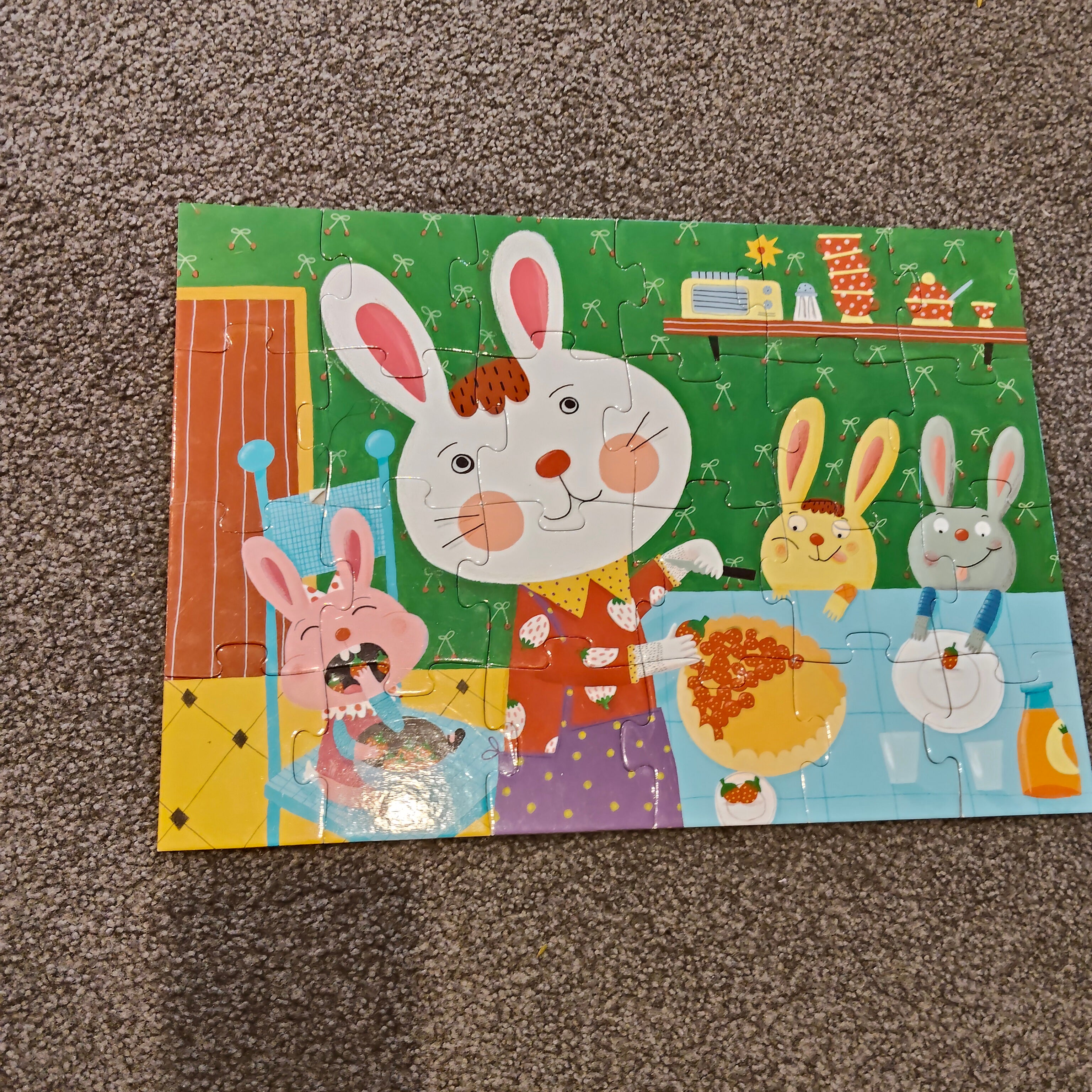 Djeco Rabbit Puzzle 24pc toy