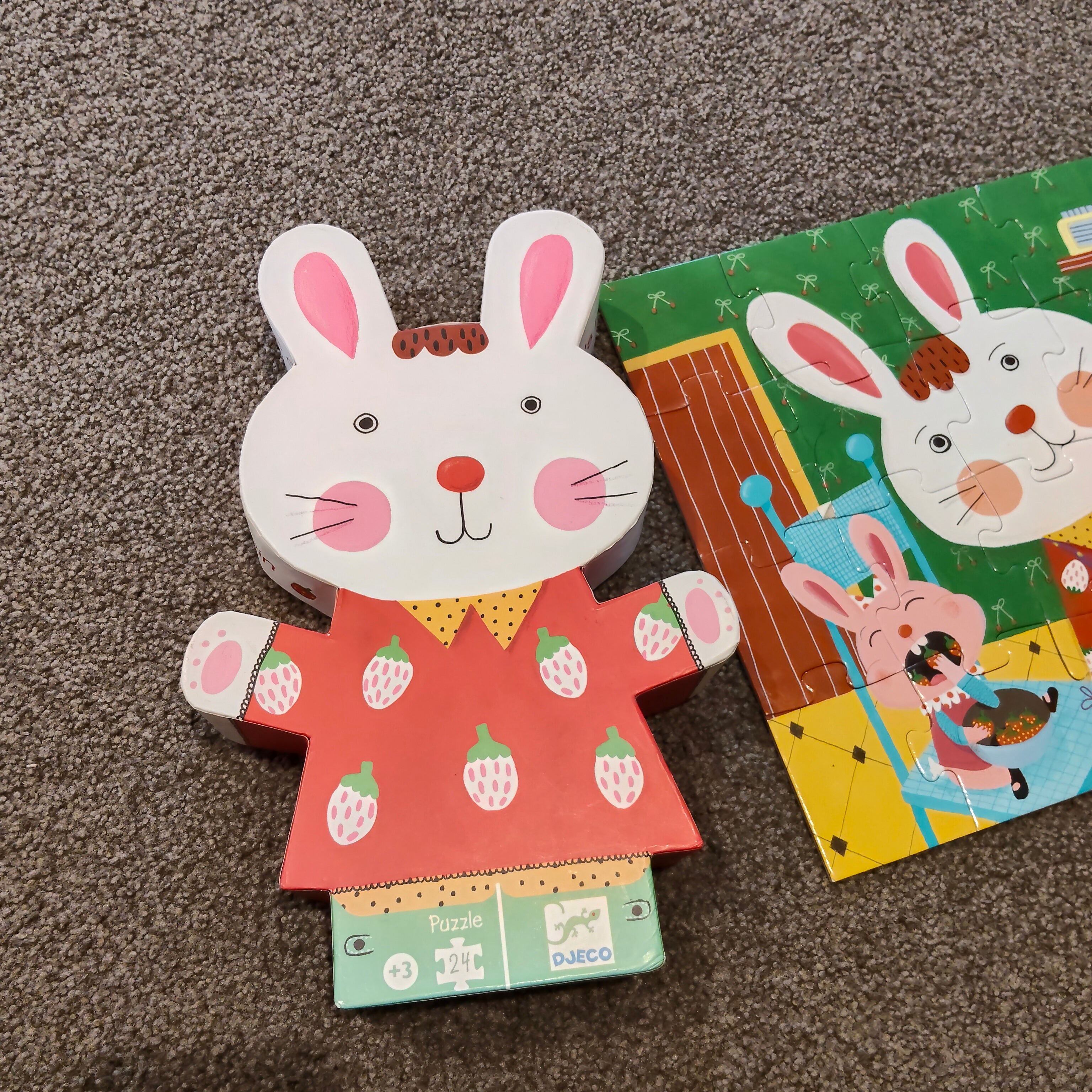 Djeco Rabbit Puzzle 24pc toy