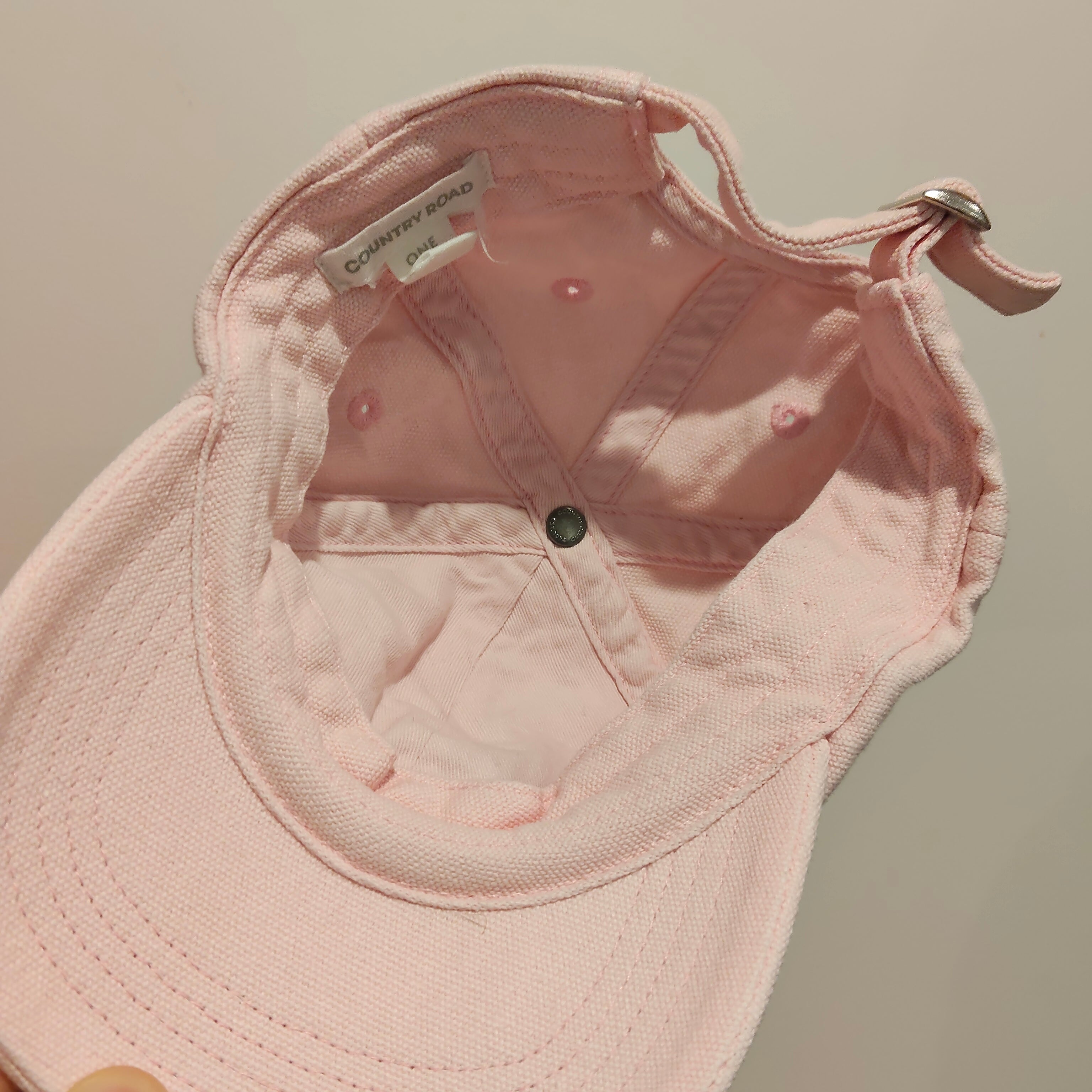 COUNTRY ROAD cap size 2-4y girls blush pink