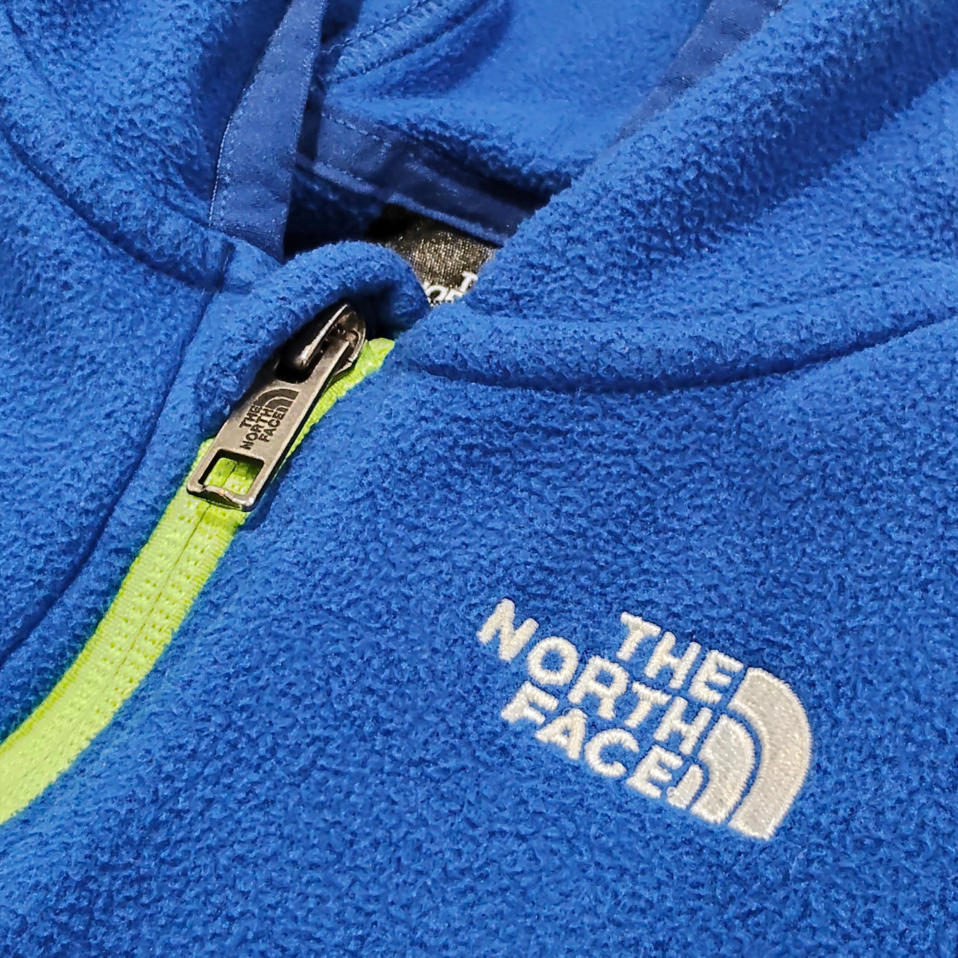 THE NORTH FACE fleece zip hoodie size 6-12m babies navy