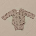 BURROW & BE bodysuit size Newborn long sleeve Organic cotton