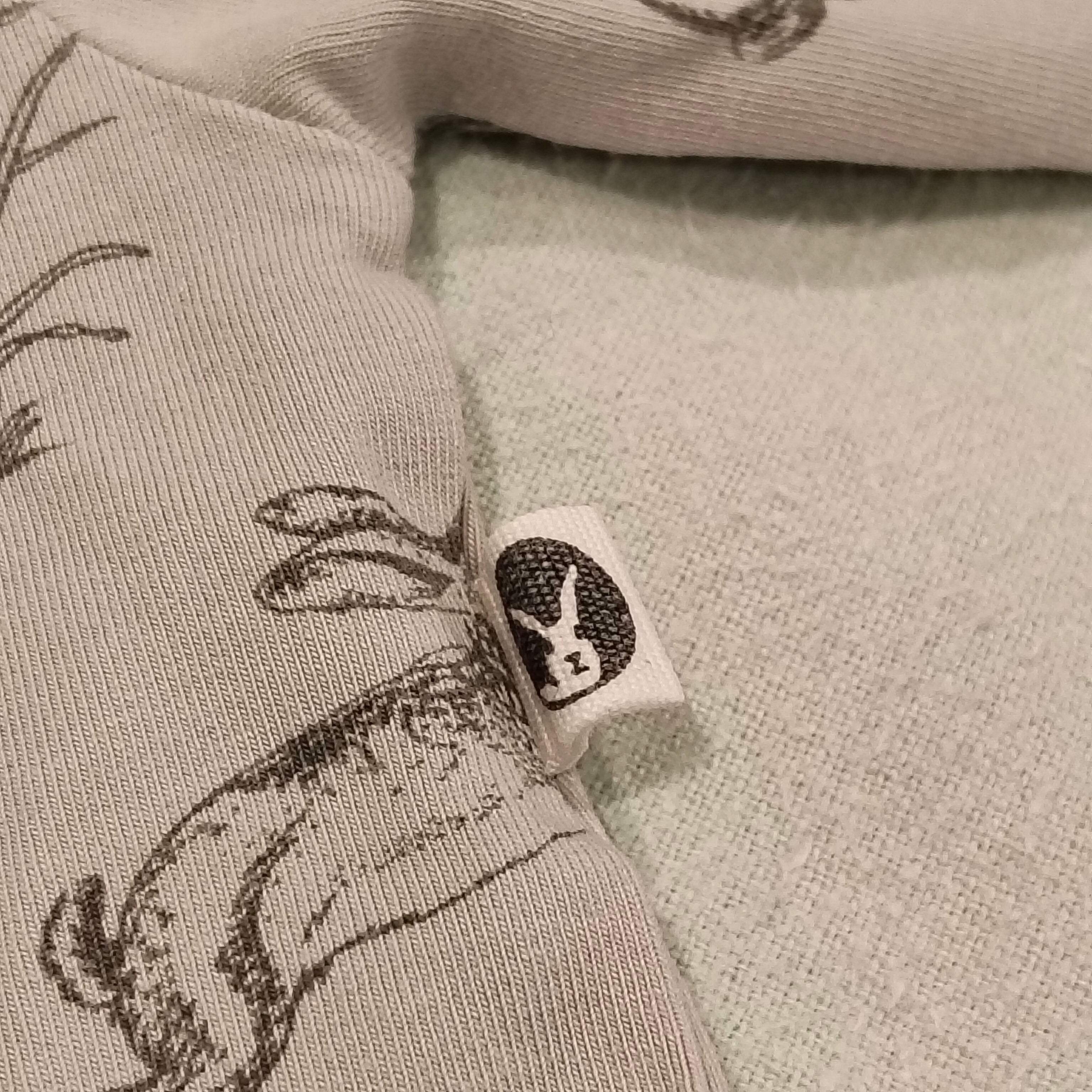 BURROW & BE bodysuit size Newborn long sleeve Organic cotton