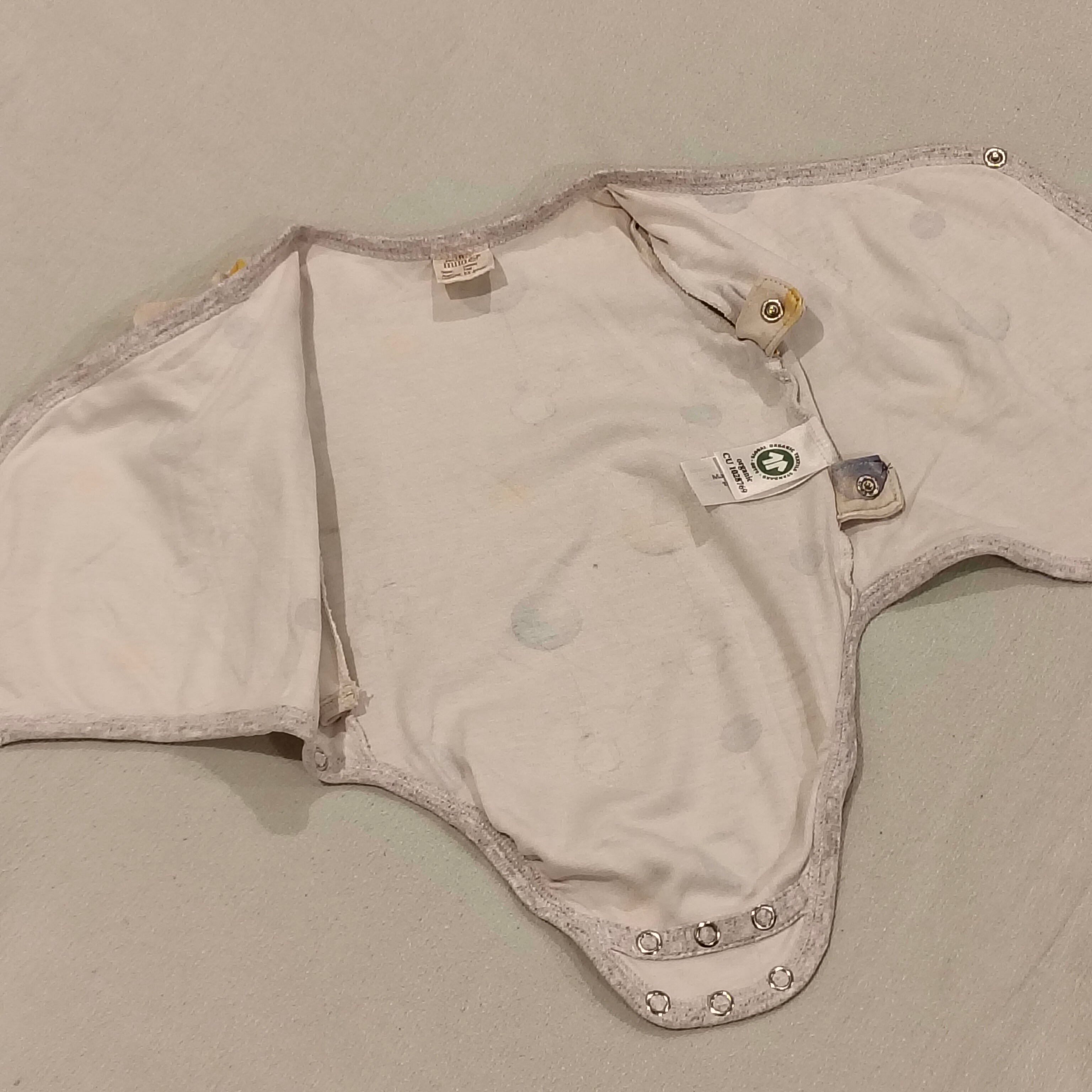 MILLY & MILO bodysuit size Newborn short sleeve Organic Cotton