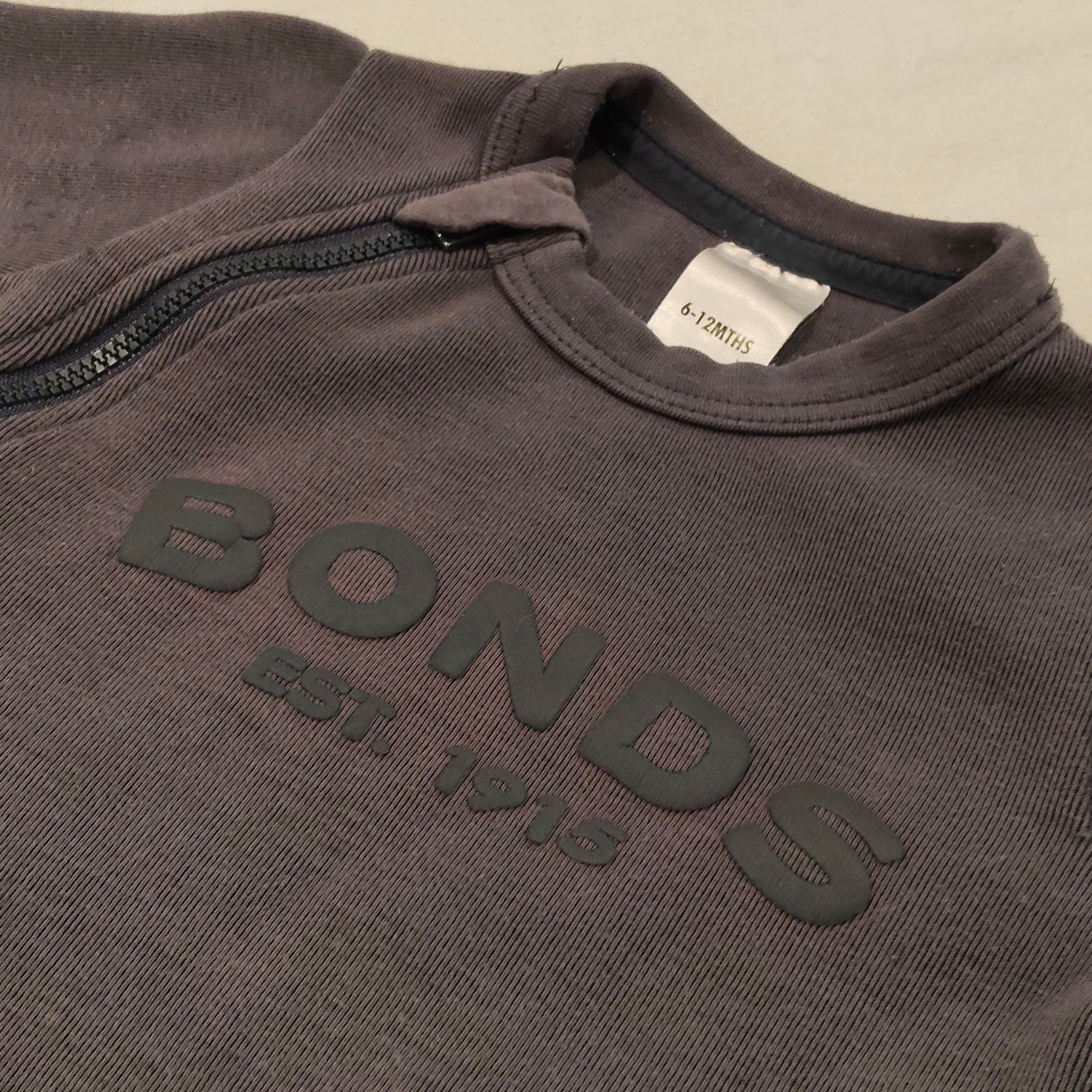 BONDS Sweats Zip Wondersuit size 6-12m baby