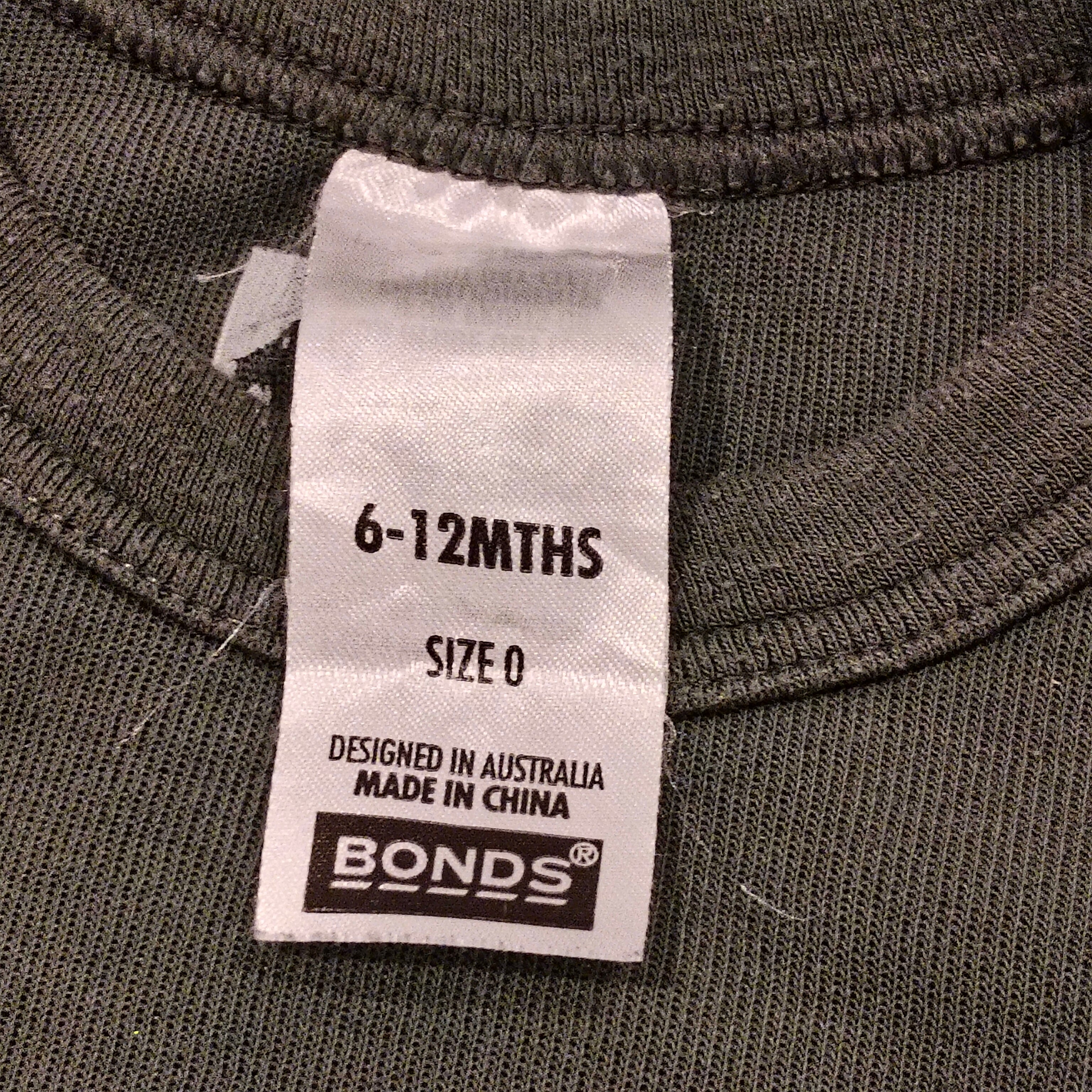 BONDS jumper size 6-12m baby