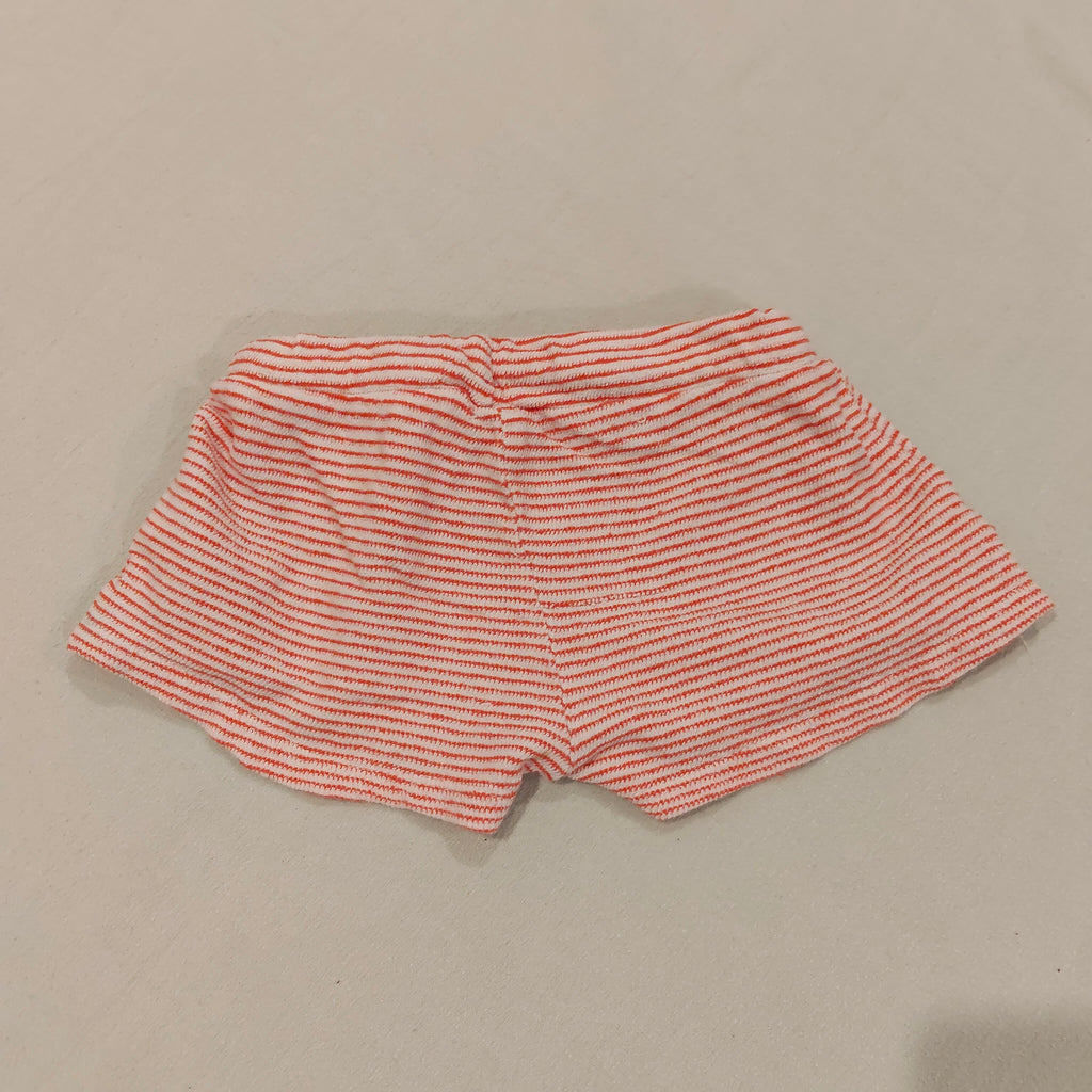 SEED shorts size 6-12m baby red stripes