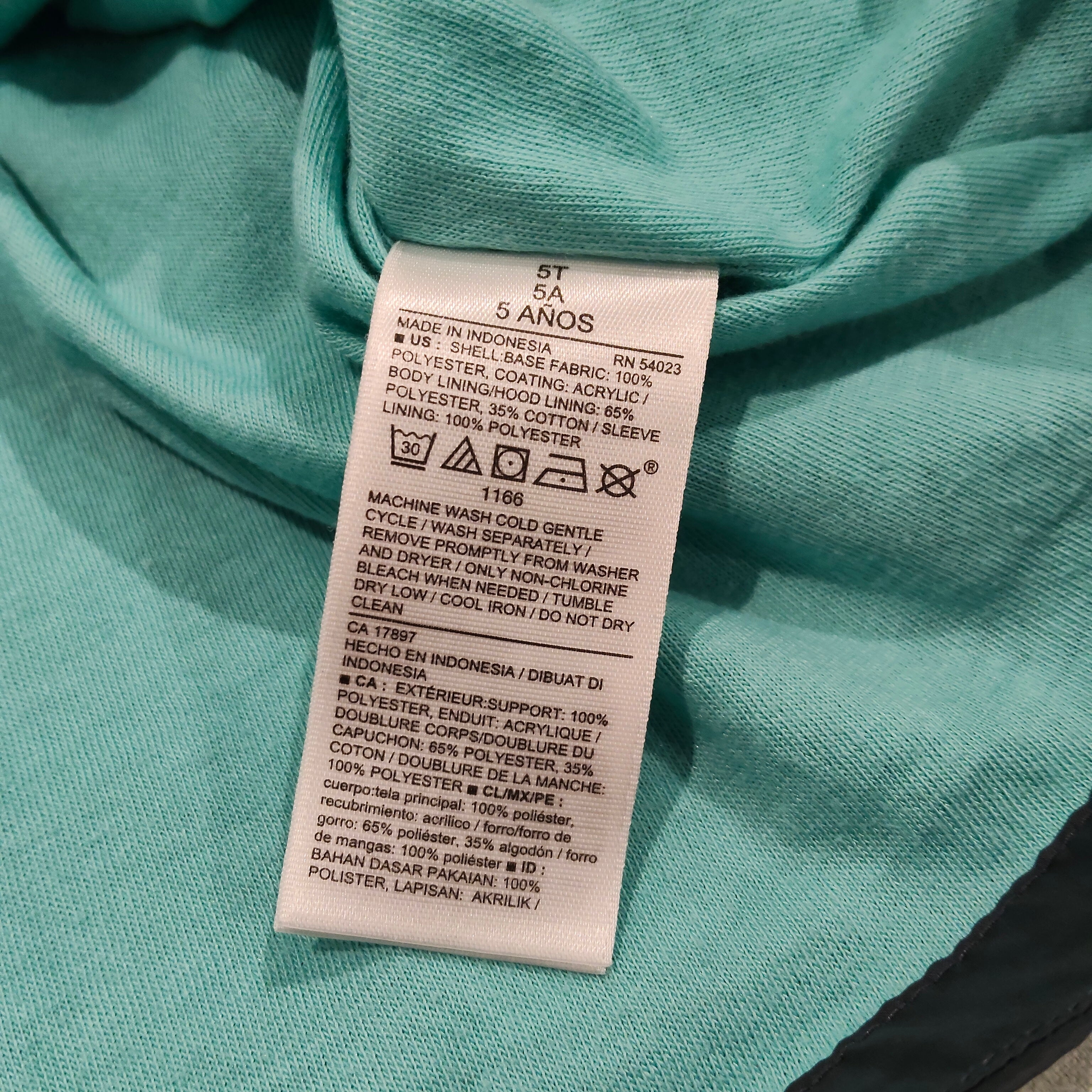 OLD NAVY hoodie size 5y boys wind-proof