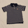 GAP polo top size 4yrs boys short sleeve stripes navy