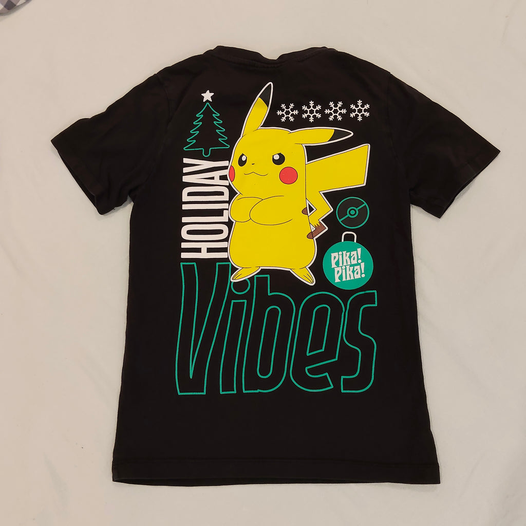 POKEMON Pikachu tee size 8yrs boys short sleeve Holiday Vibes