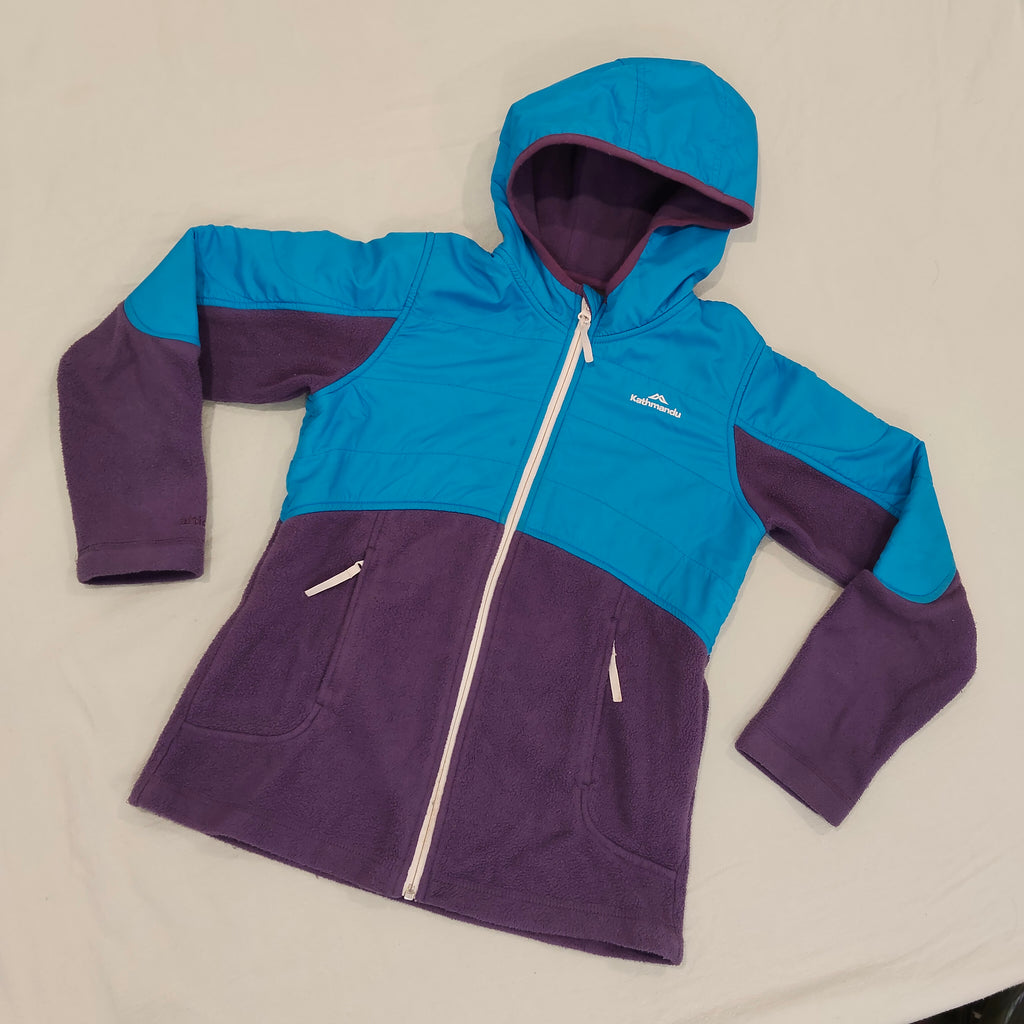 KATHMANDU zip hoodie size 12yrs girls