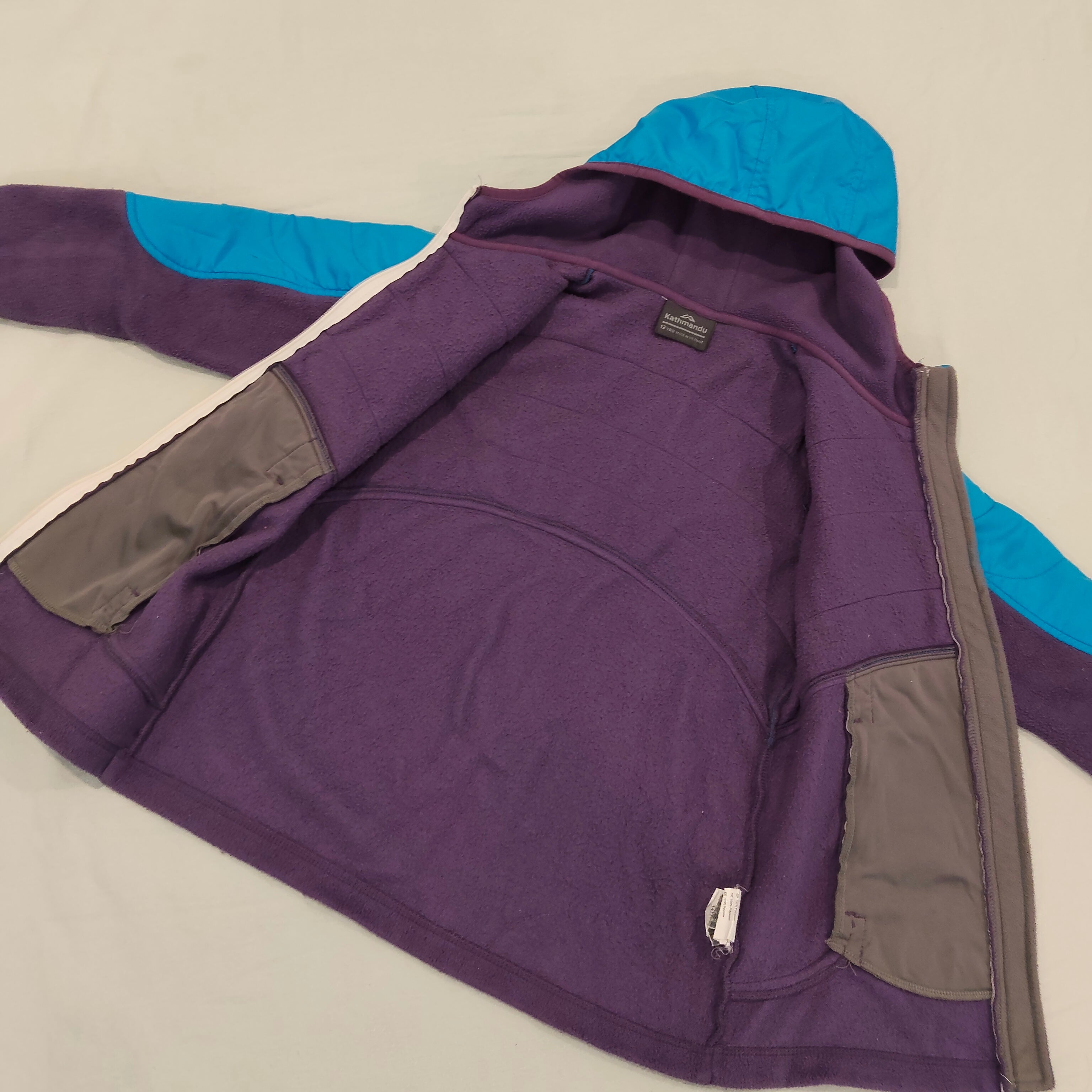 KATHMANDU zip hoodie size 12yrs girls