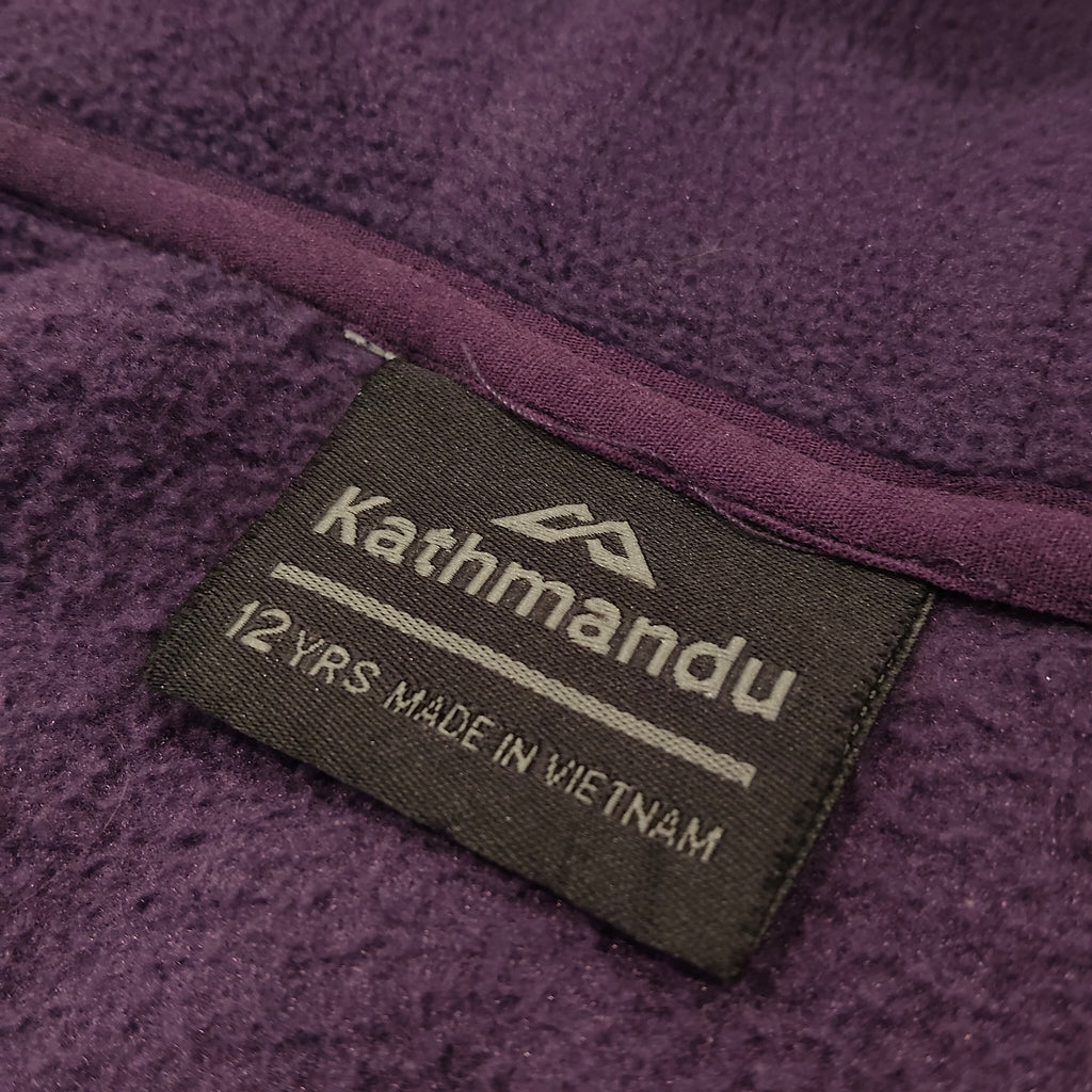 KATHMANDU zip hoodie size 12yrs girls