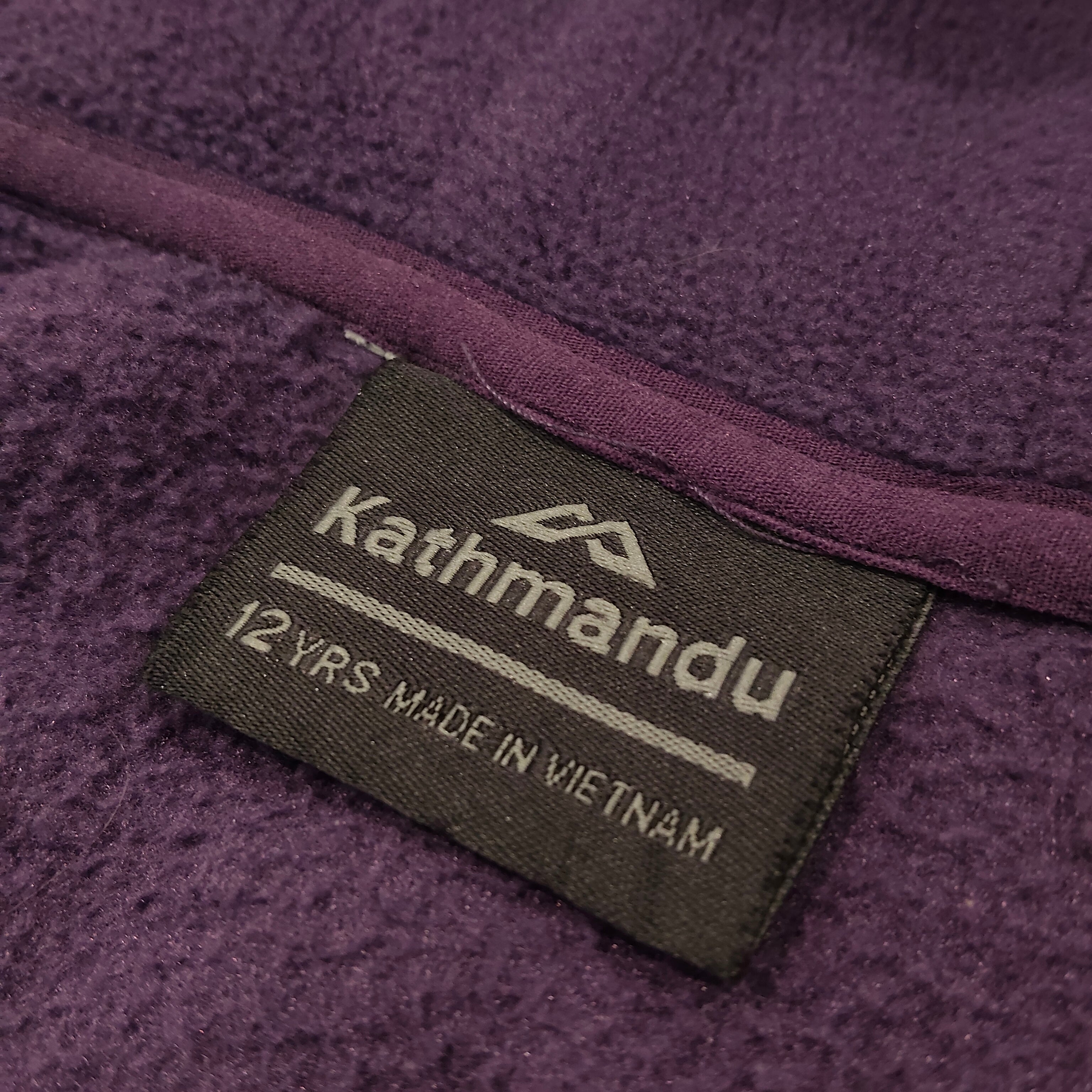 KATHMANDU zip hoodie size 12yrs girls