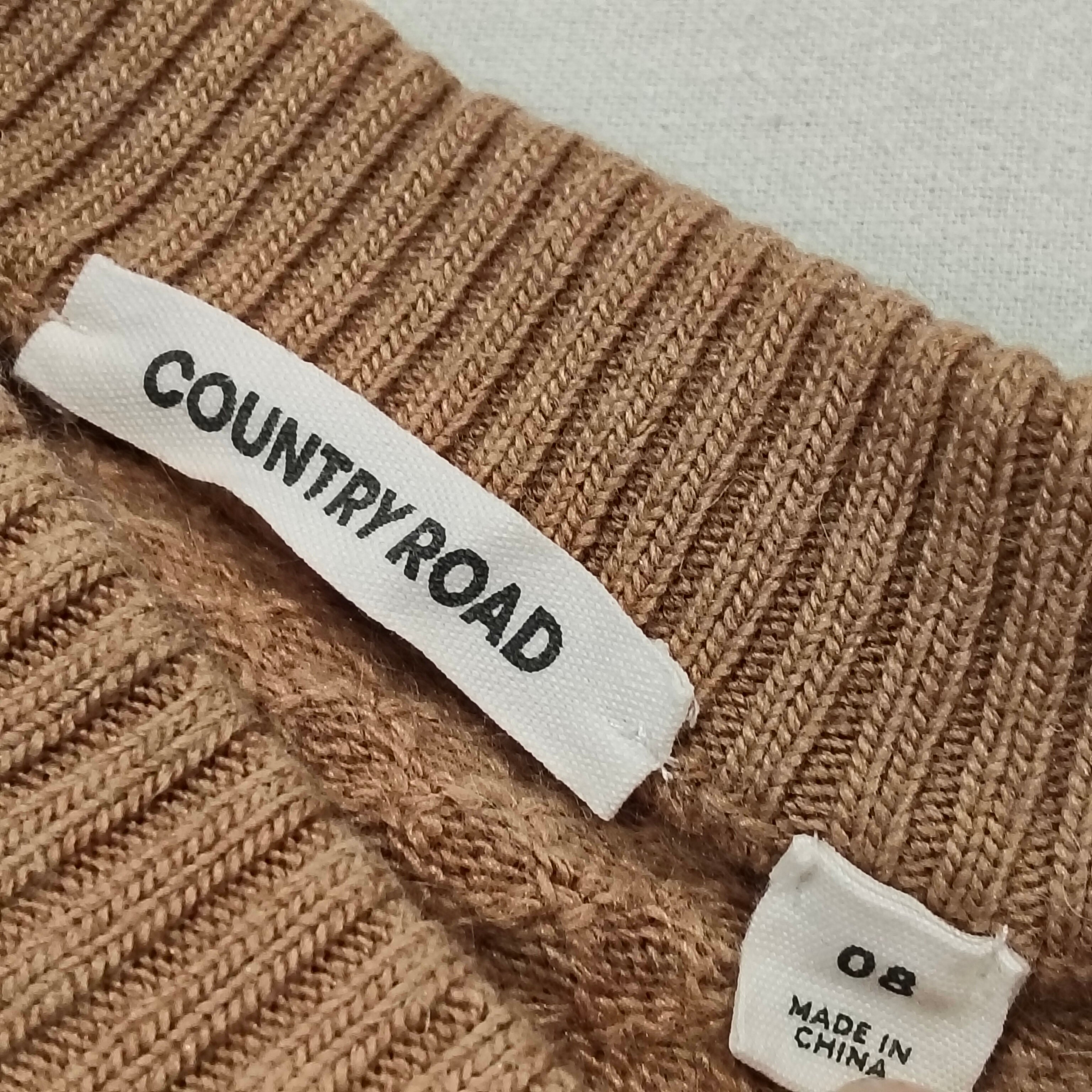 COUNTRY ROAD Wool Alpaca Cashmere blend jumper size 8 Womens