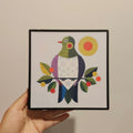 Kereru artprint by Ellen Giggenbach (16x16cm)
