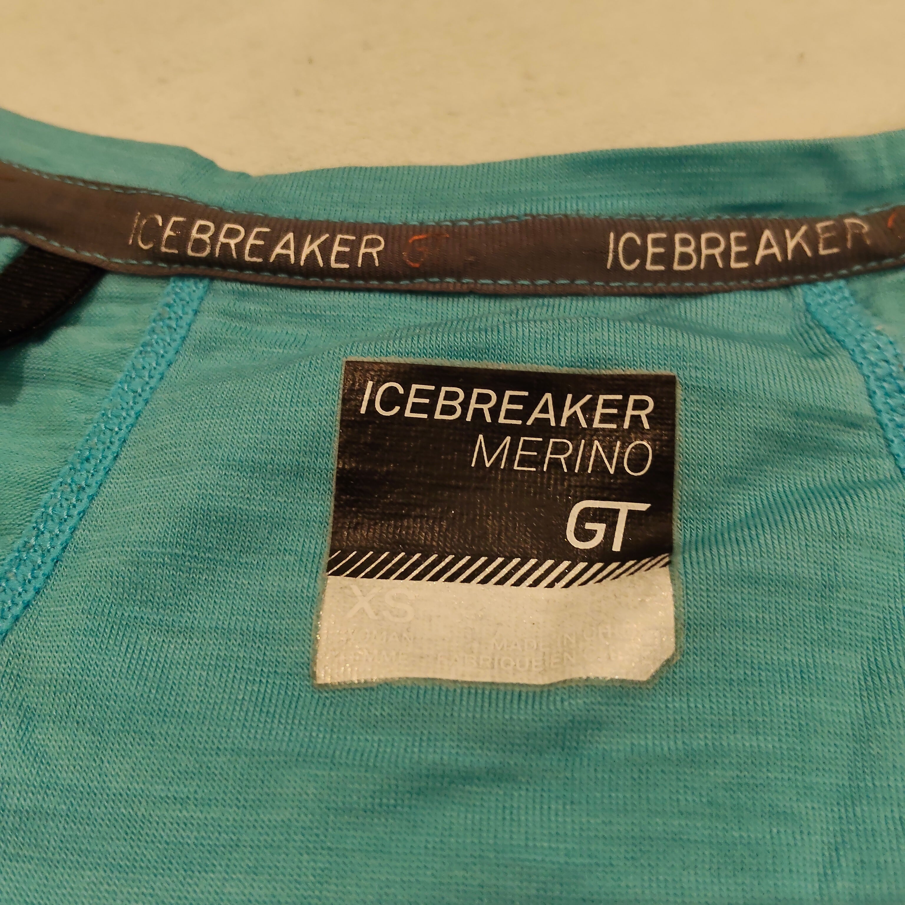 ICEBREAKER Merino top size XS Womens short sleeve