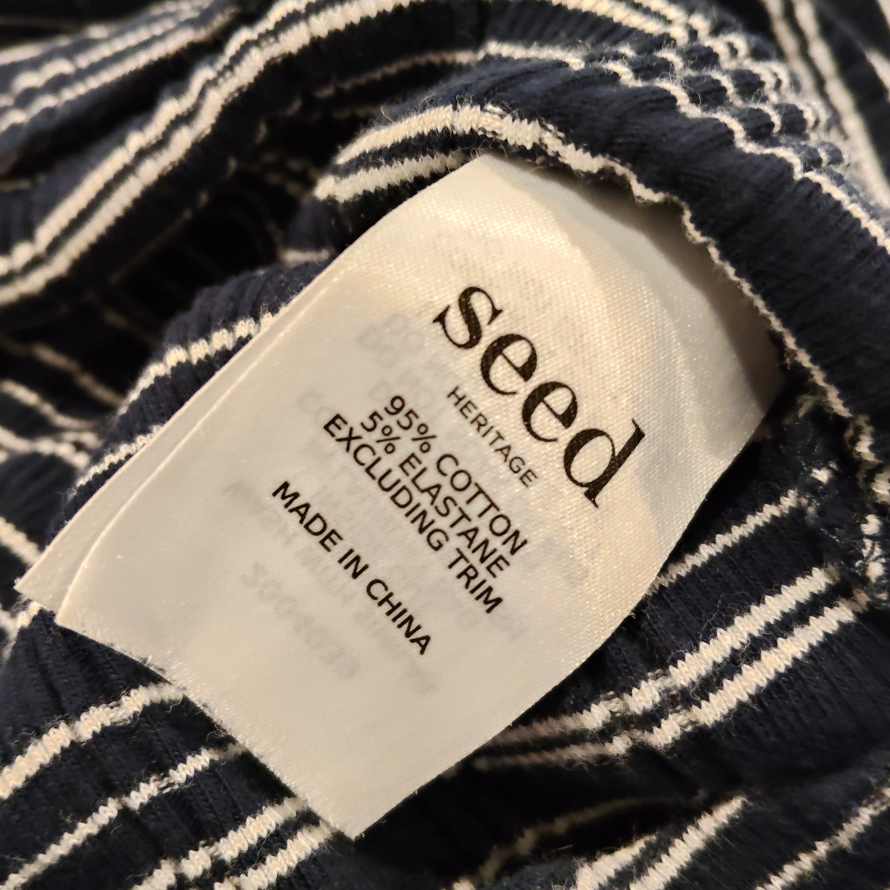 SEED TEEN dress size 14yrs girls stripes short sleeve