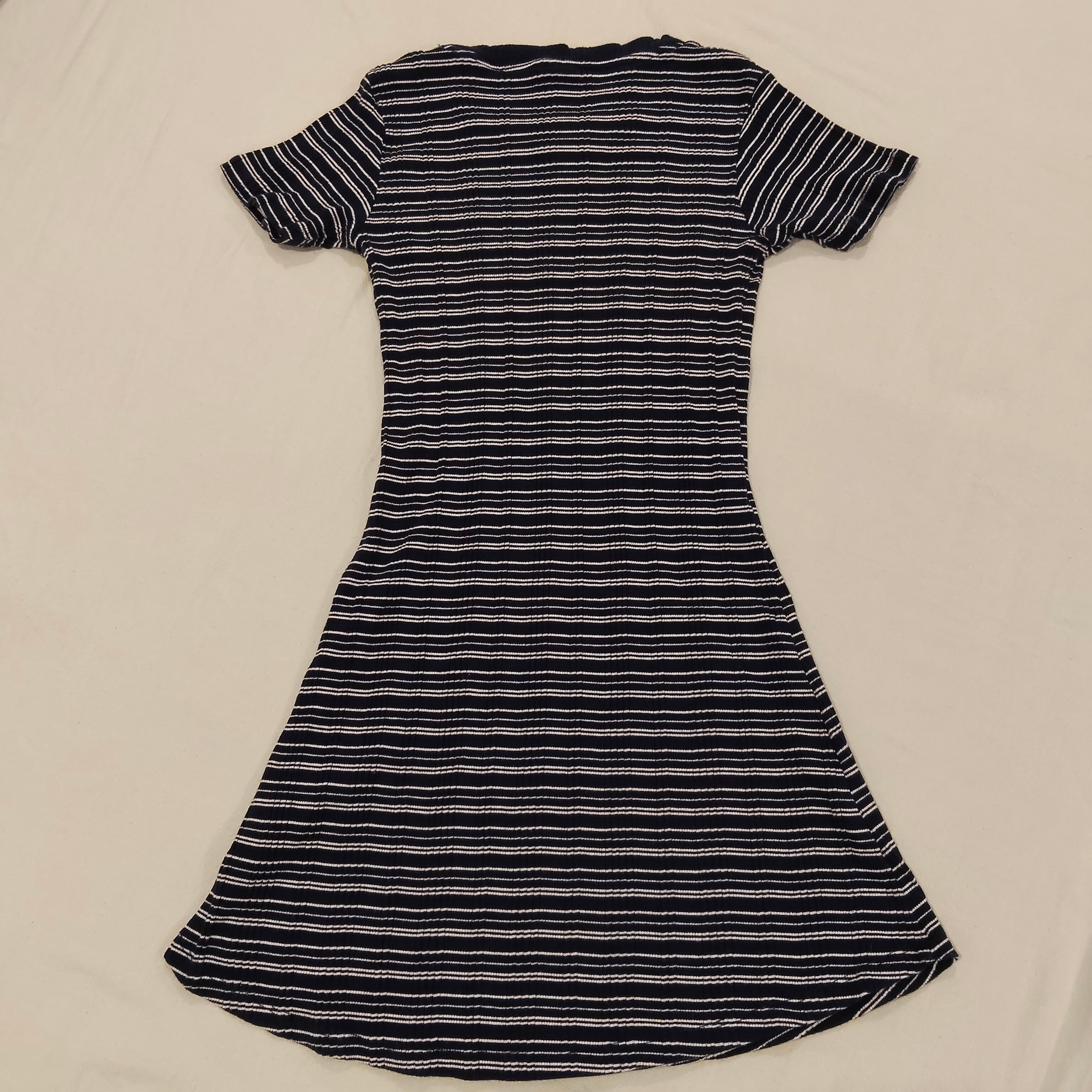 SEED TEEN dress size 14yrs girls stripes short sleeve