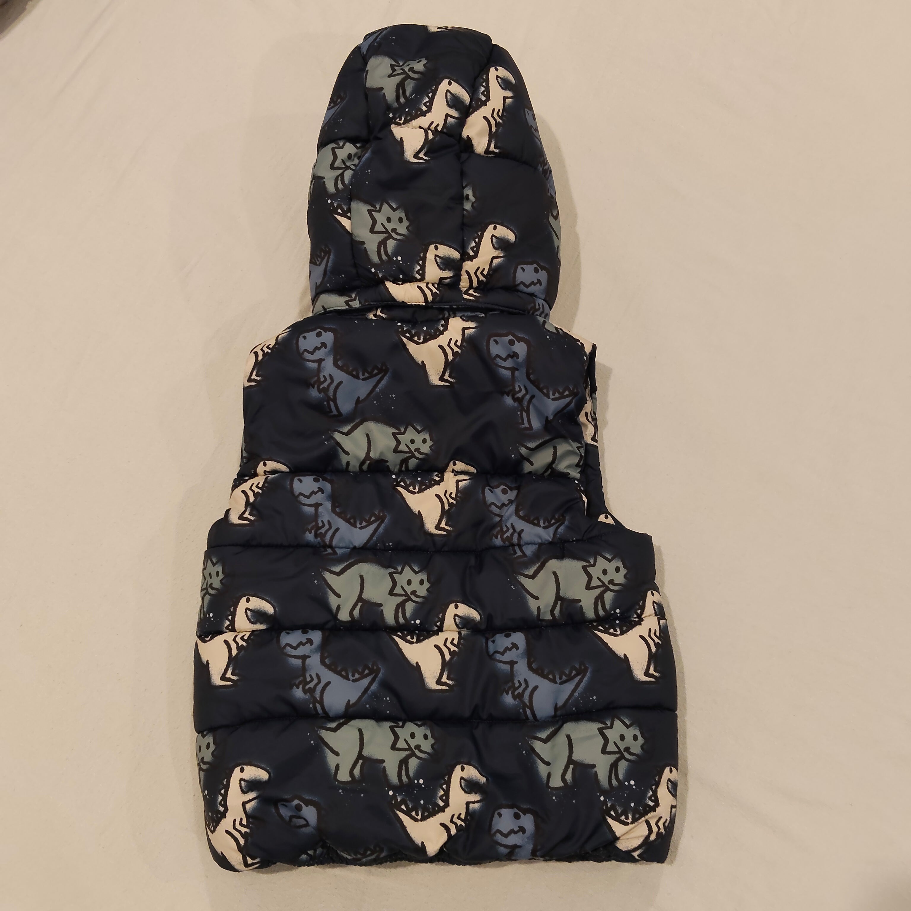 H&M puffer vest size 2-4yrs boys Dinosaur
