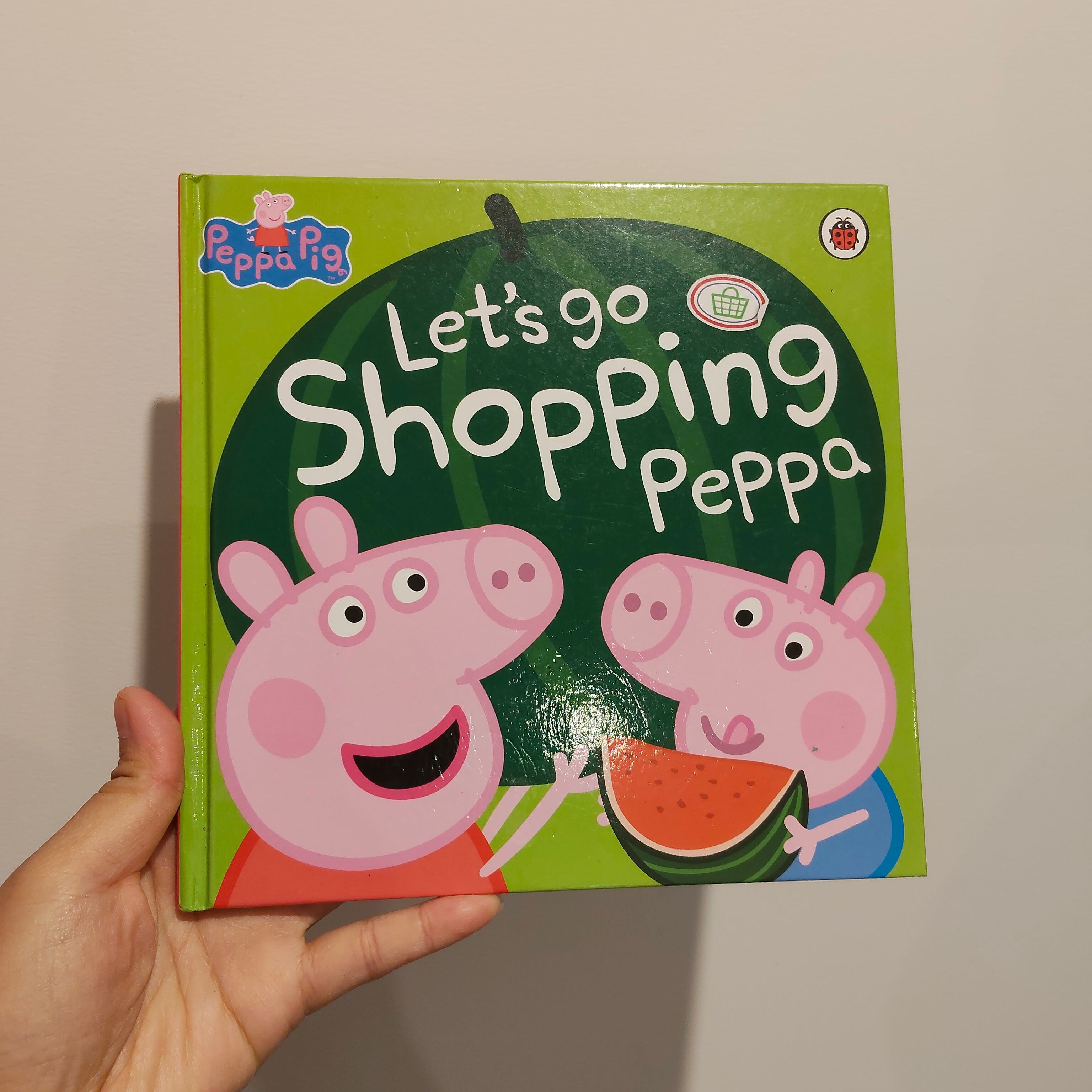 PEPPA PIG Let's go shopping Hardcover Book