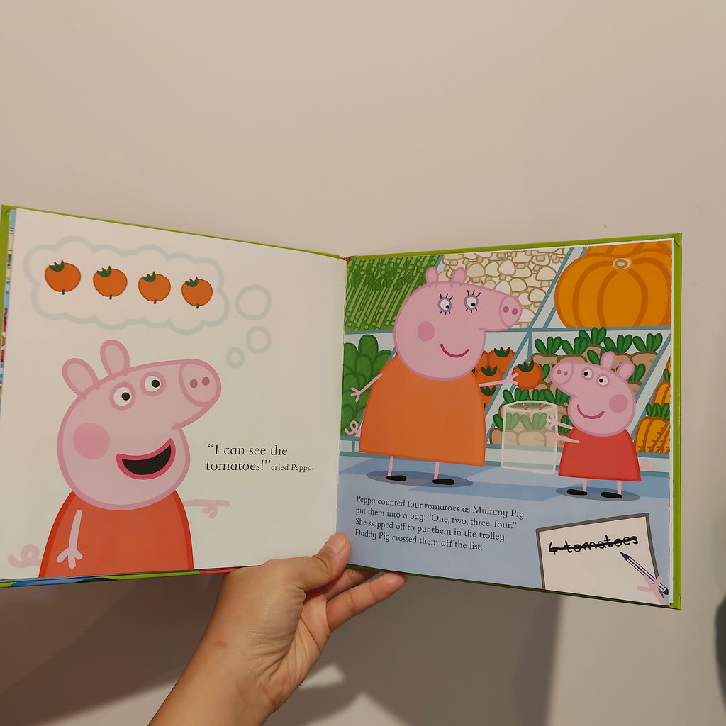 PEPPA PIG Let's go shopping Hardcover Book