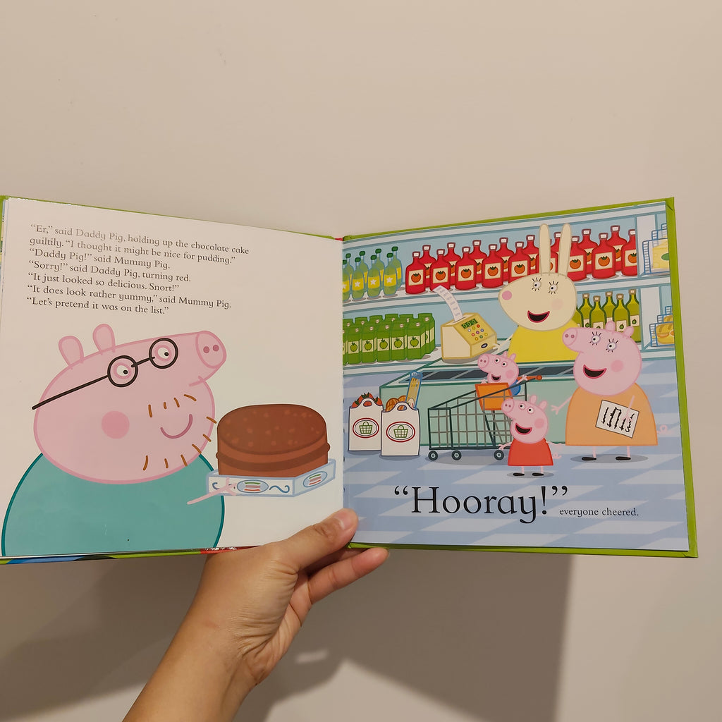 PEPPA PIG Let's go shopping Hardcover Book