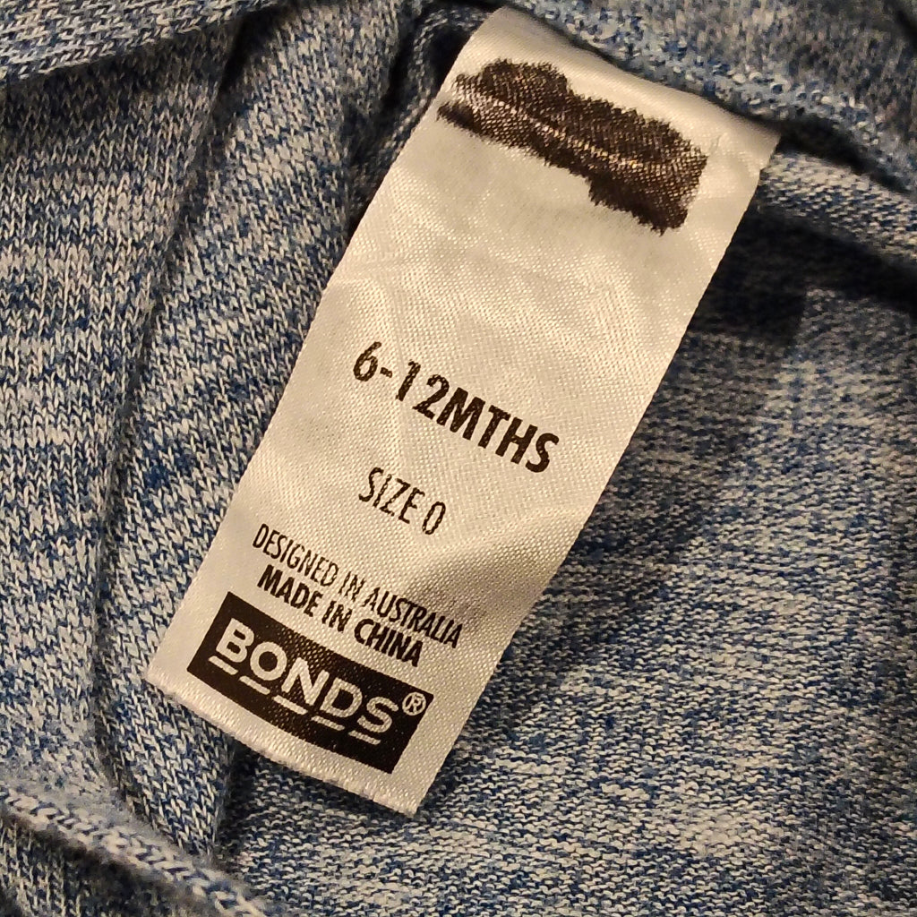 BONDS hoodie size 6-12m baby