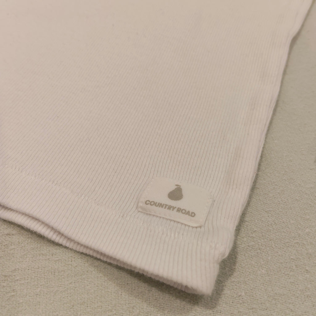 COUNTRY ROAD top size 18-24m baby white long sleeve