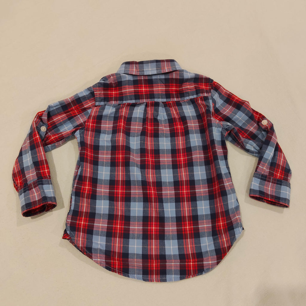 GAP shirt size 3yrs boys checkered long sleeve